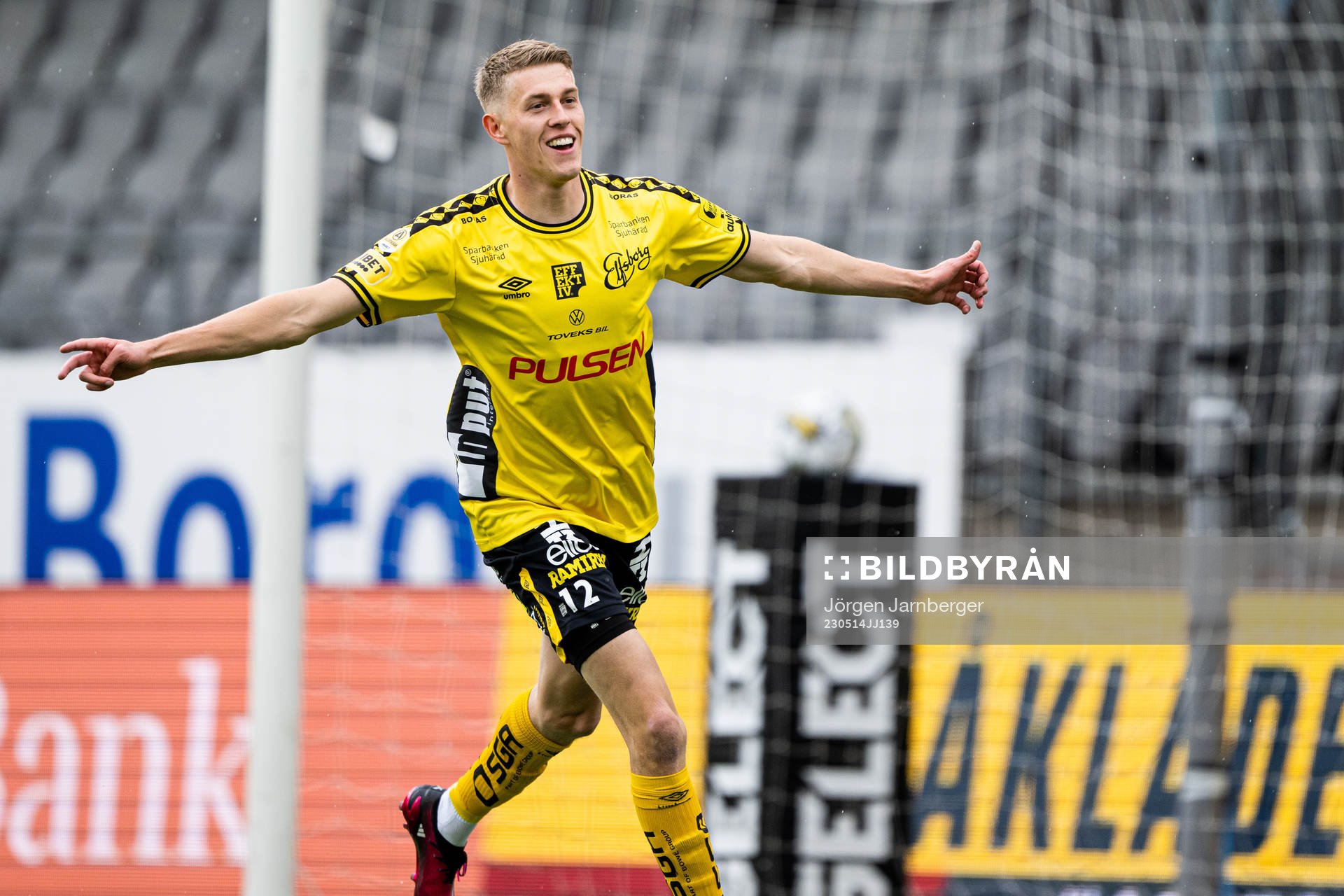 Elfsborgs Alexander Bernhardsson jublar