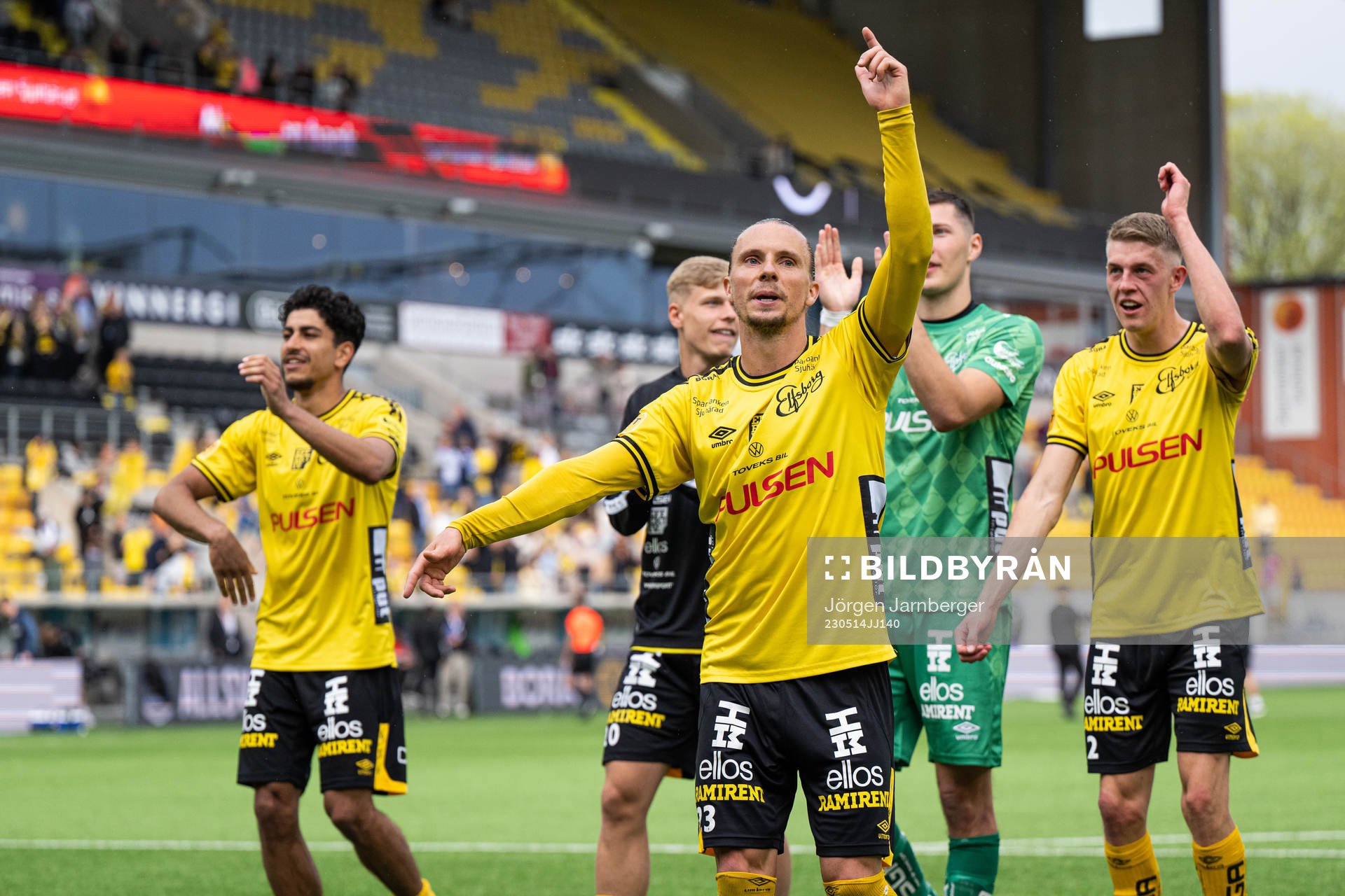 Elfsborgs Niklas Hult jublar