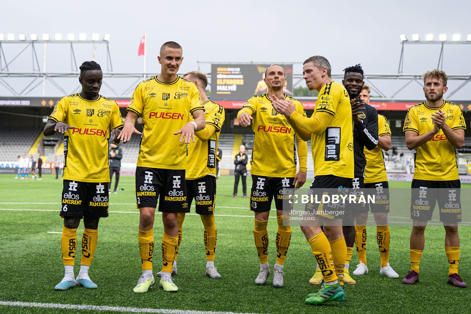 Elfsborgs spelare jublar