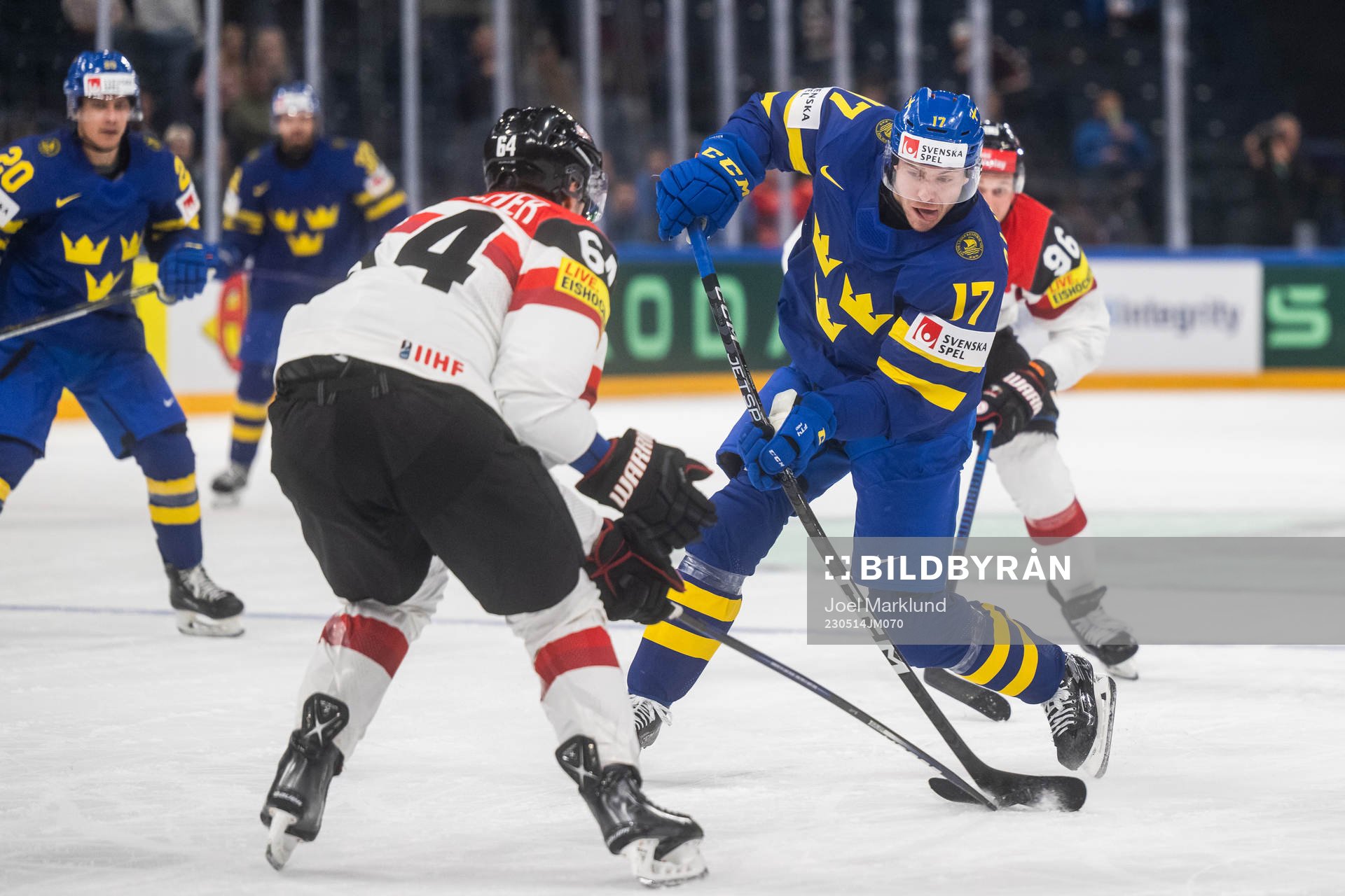 David Reinbacher of Austria and Pär Lindholm of Sweden