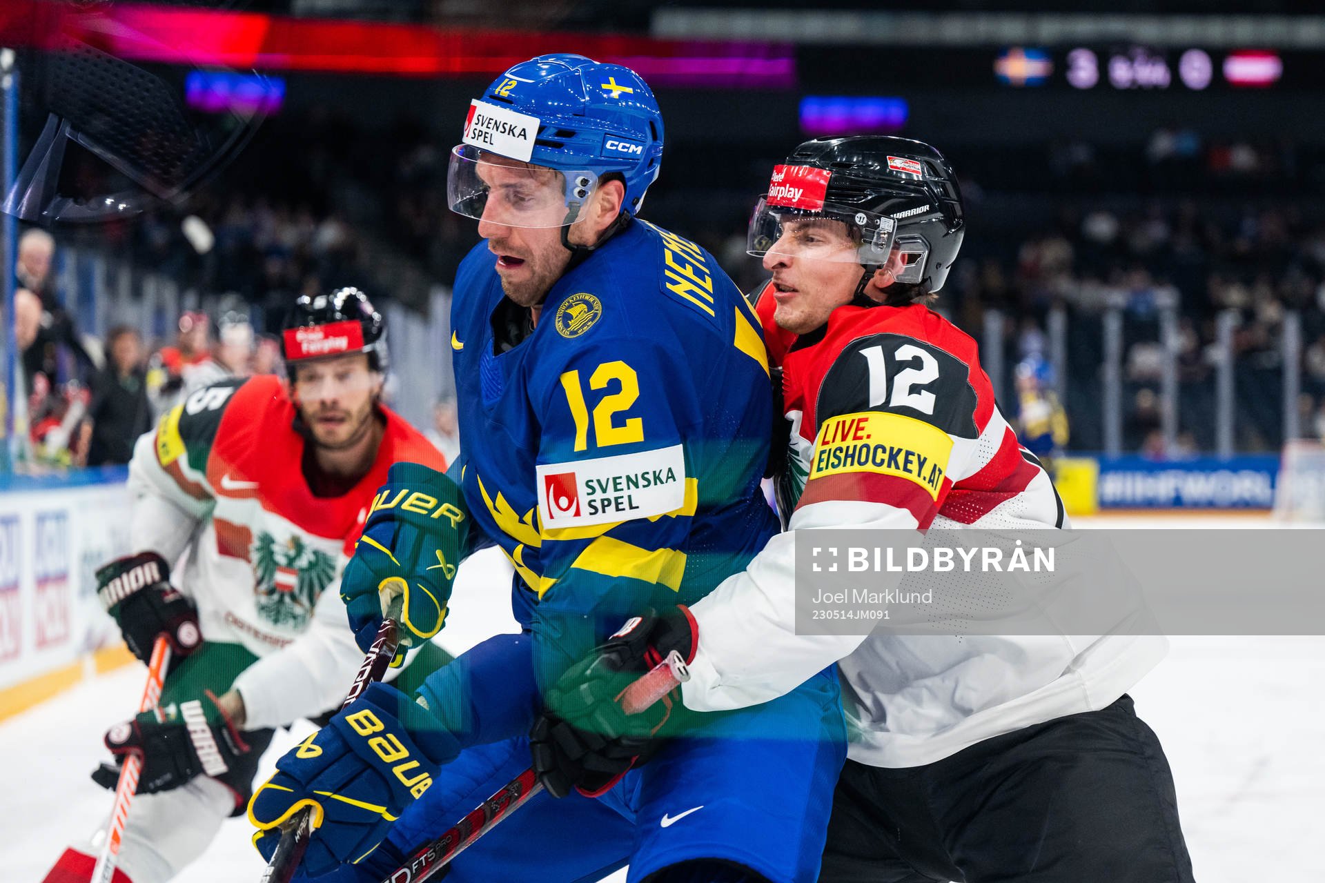 Patrik Nemeth of Sweden and David Maier of Austria