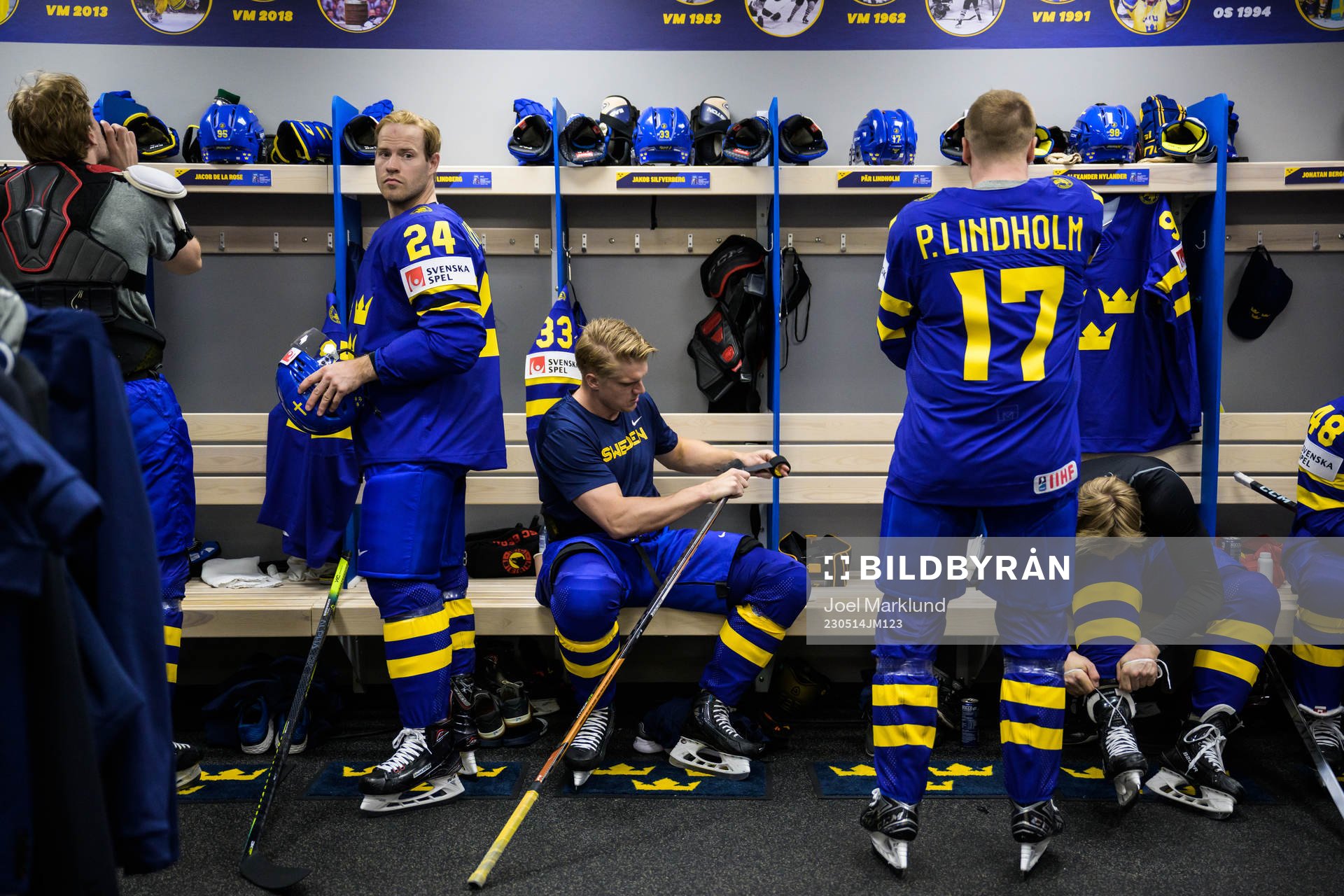 Jacob de la Rose, Oscar Lindberg, Jakob Silfverberg, Pär