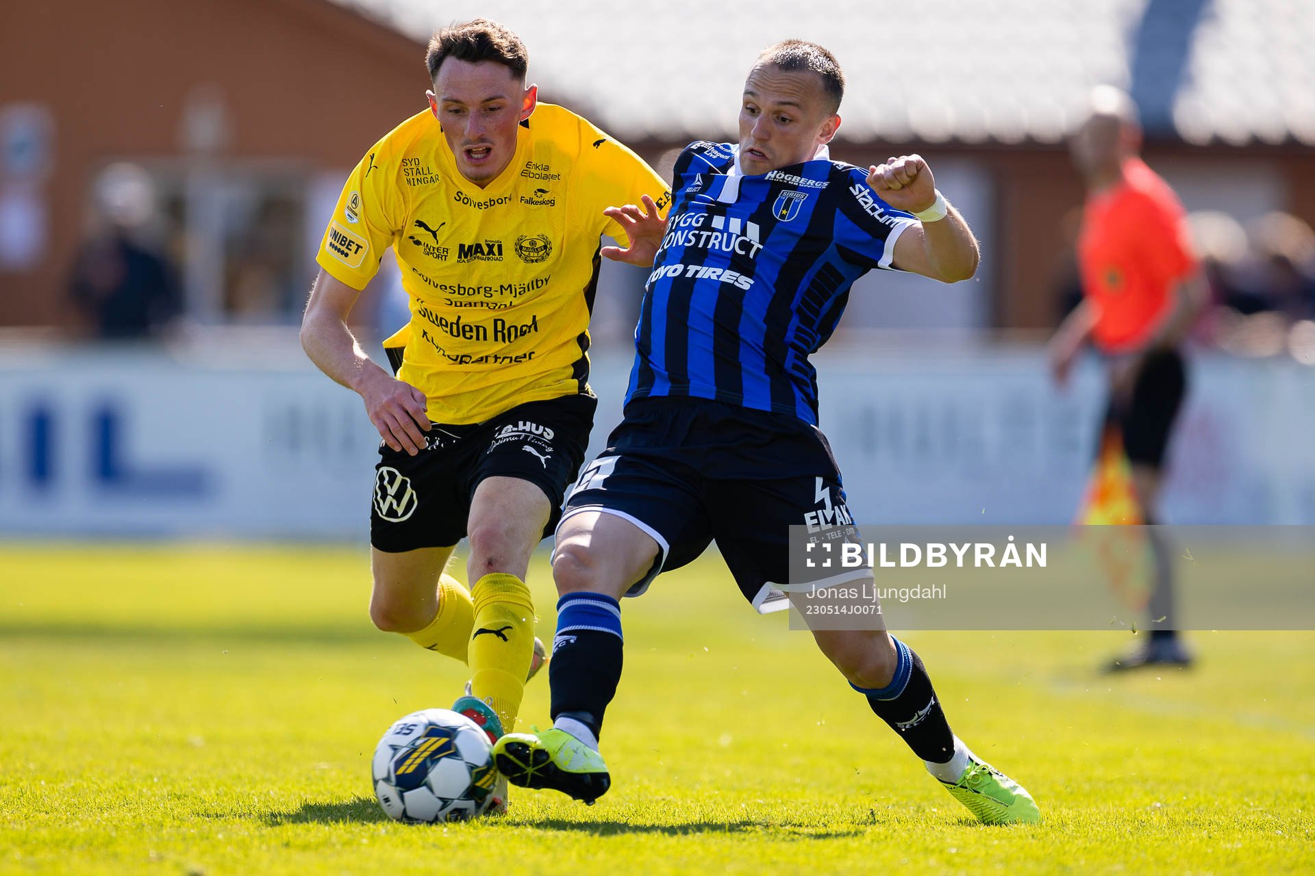 Mjällbys Noah Persson och Sirius Aron Bjarnason