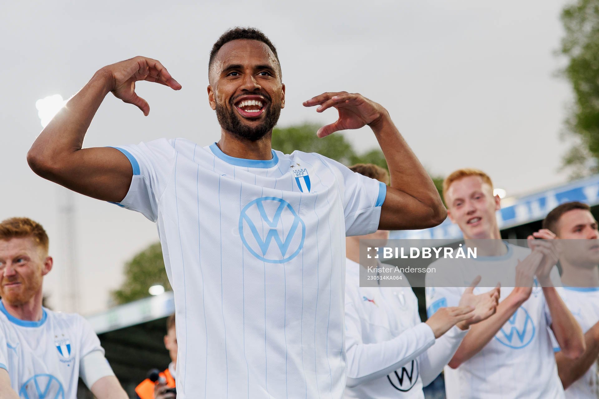Malmö FFs Isaac Kiese Thelin jublar