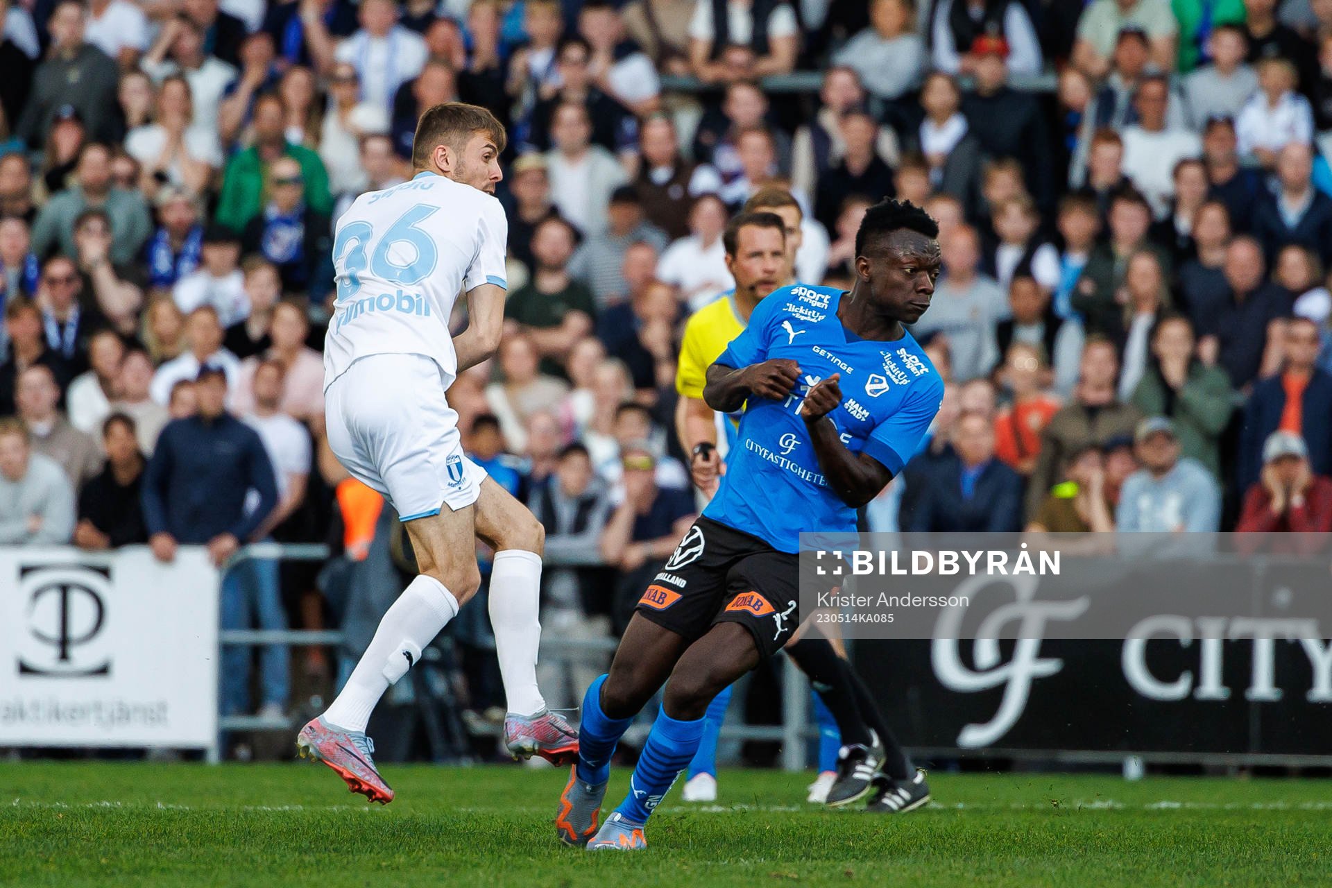 Malmö FFs Patriot Sejdiu gör 0-1