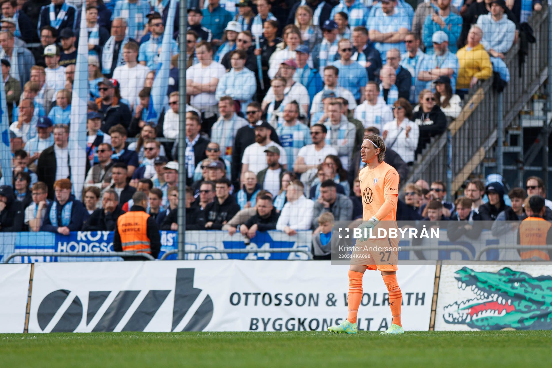 Malmö FFs målvakt Johan Dahlin