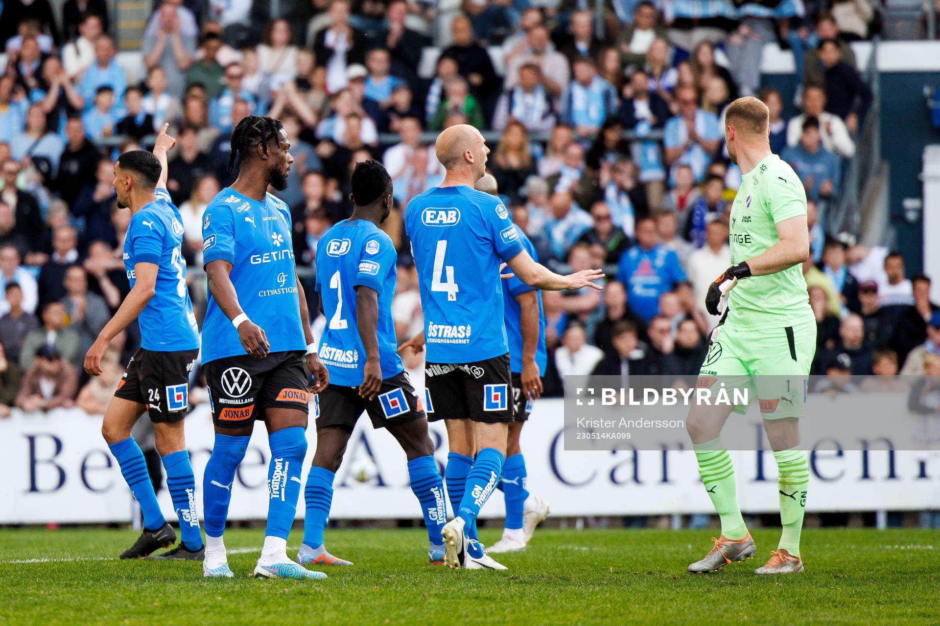 Halmstads spelare reagerar