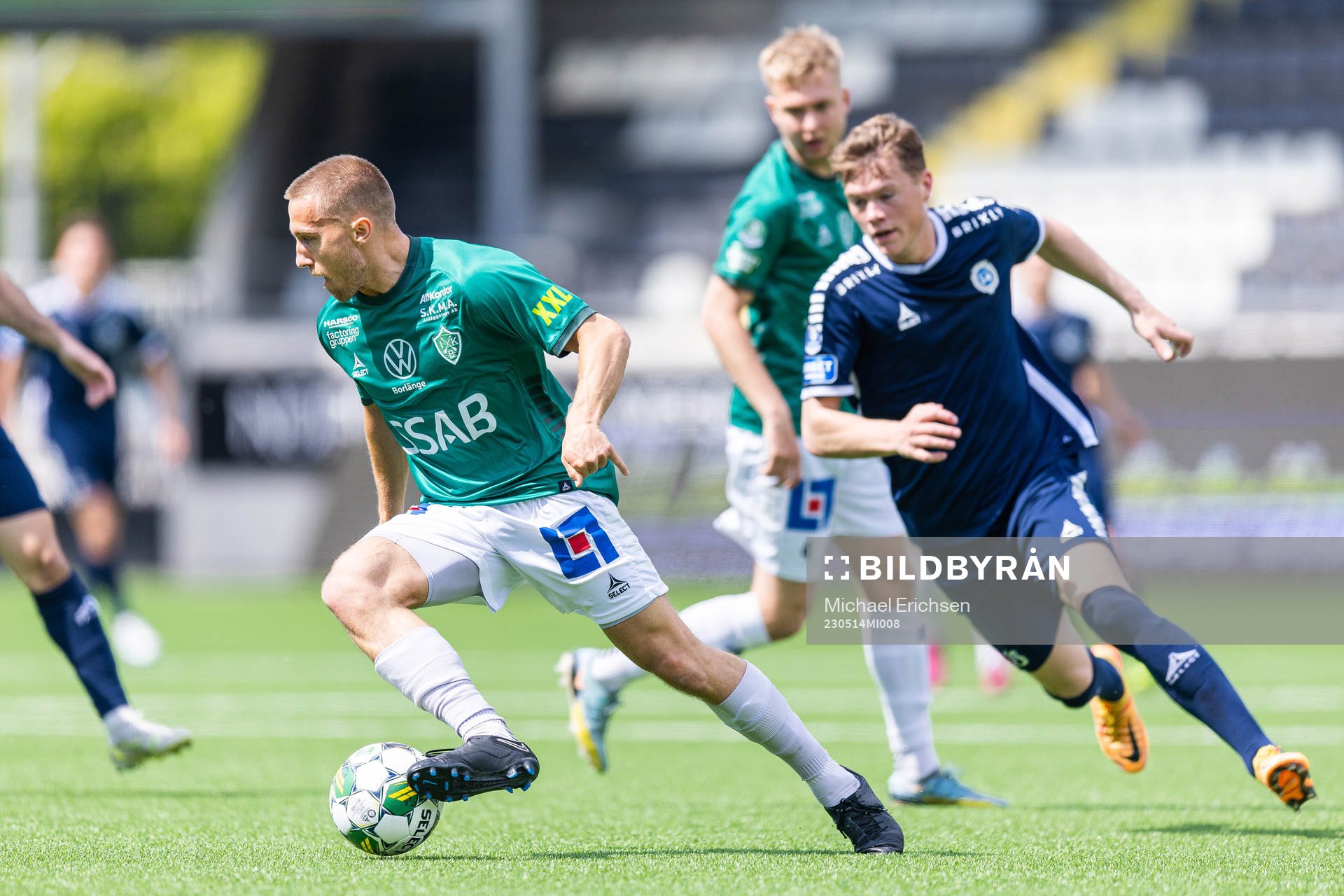Brages Jacob Stensson och Utsiktens Albin Skoglund