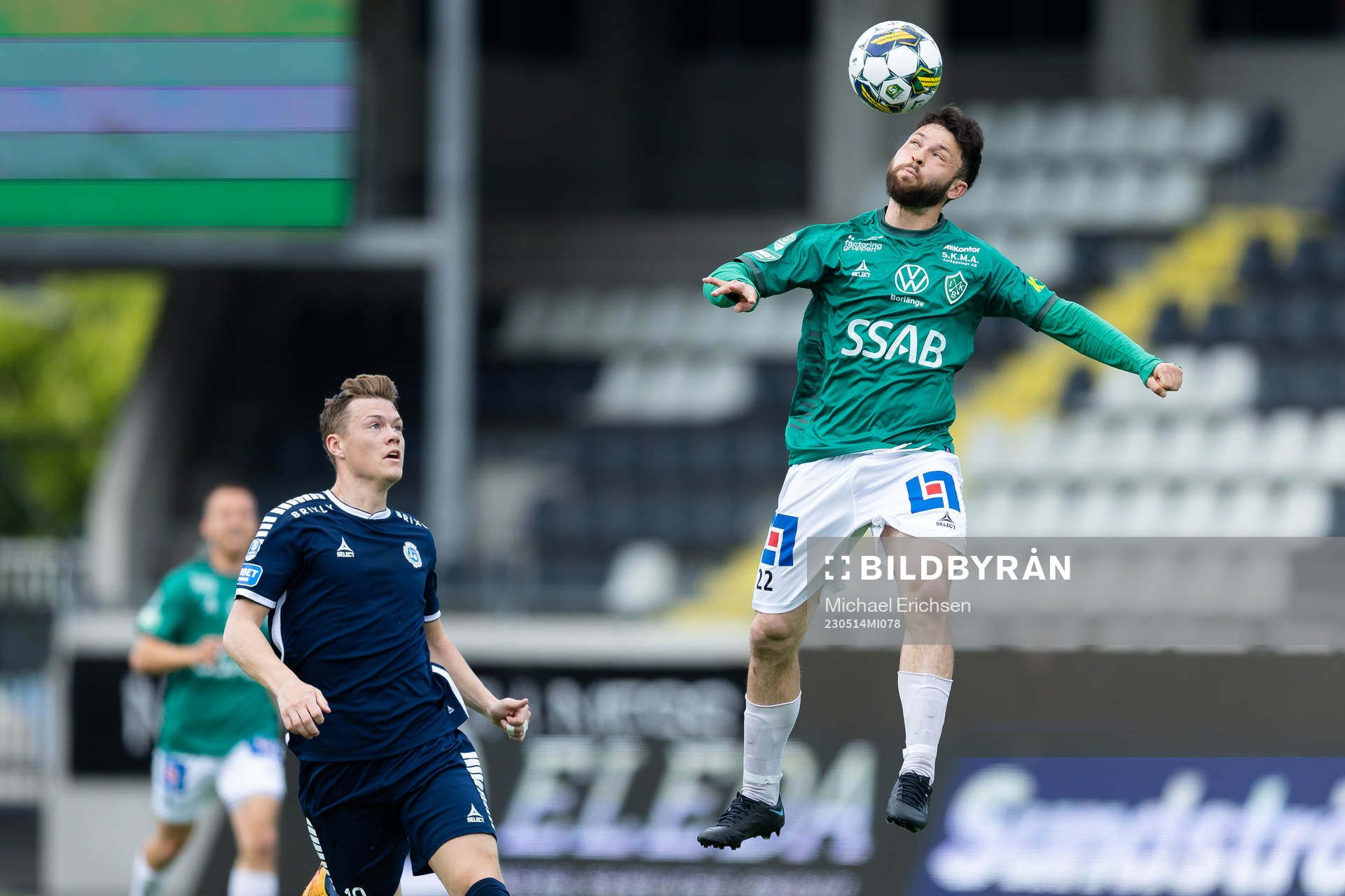 Brages Jonathan Syberg Tamimi och Utsiktens Albin Skoglund