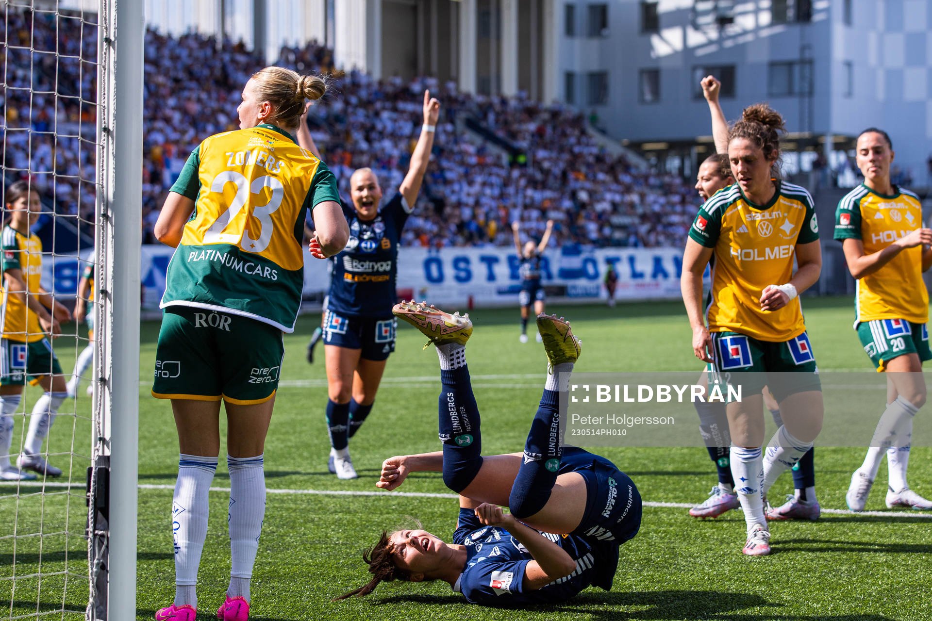 Linköpings Nellie Karlsson gör 1-0