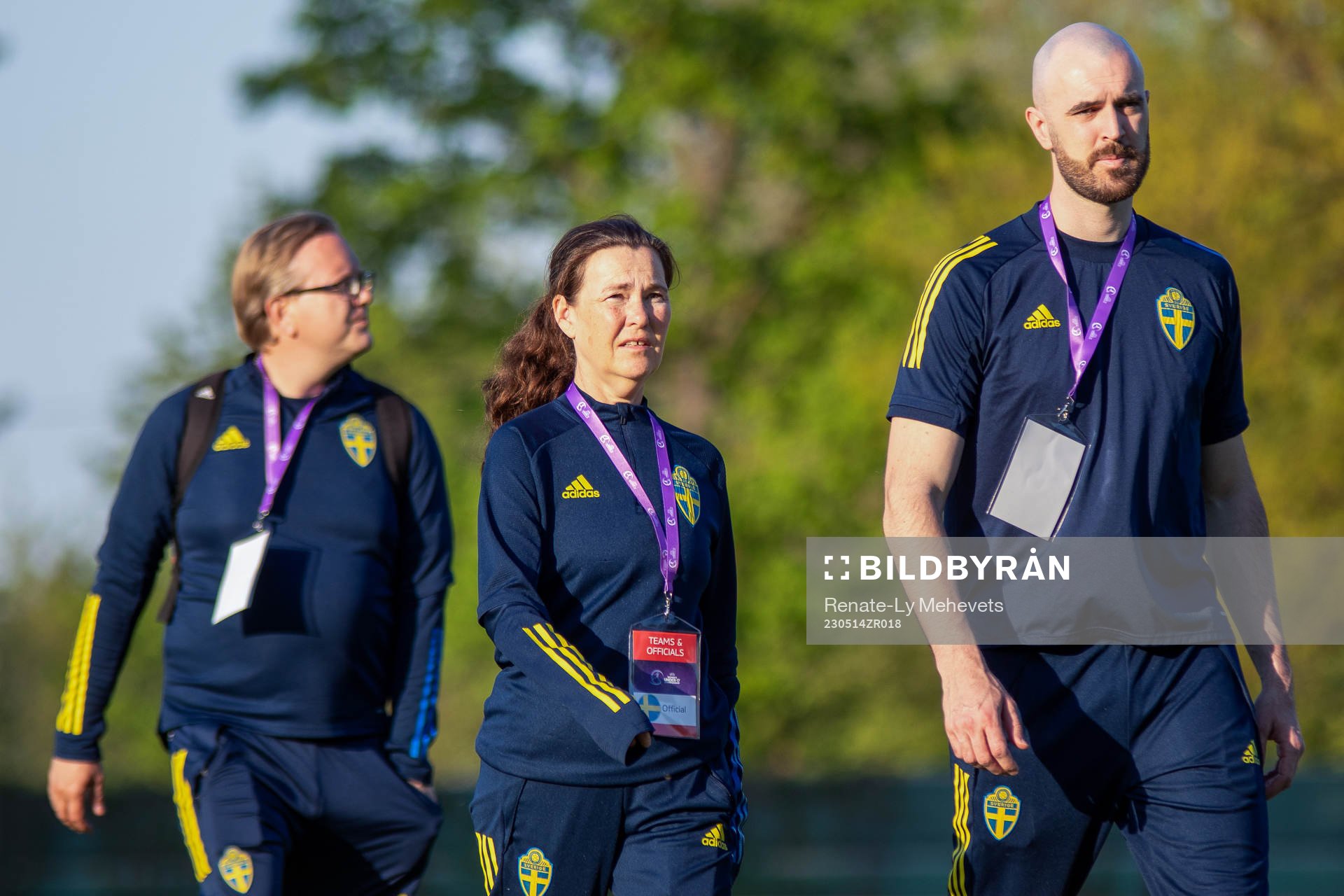 head coach Lotta Hellenberg of Sweden