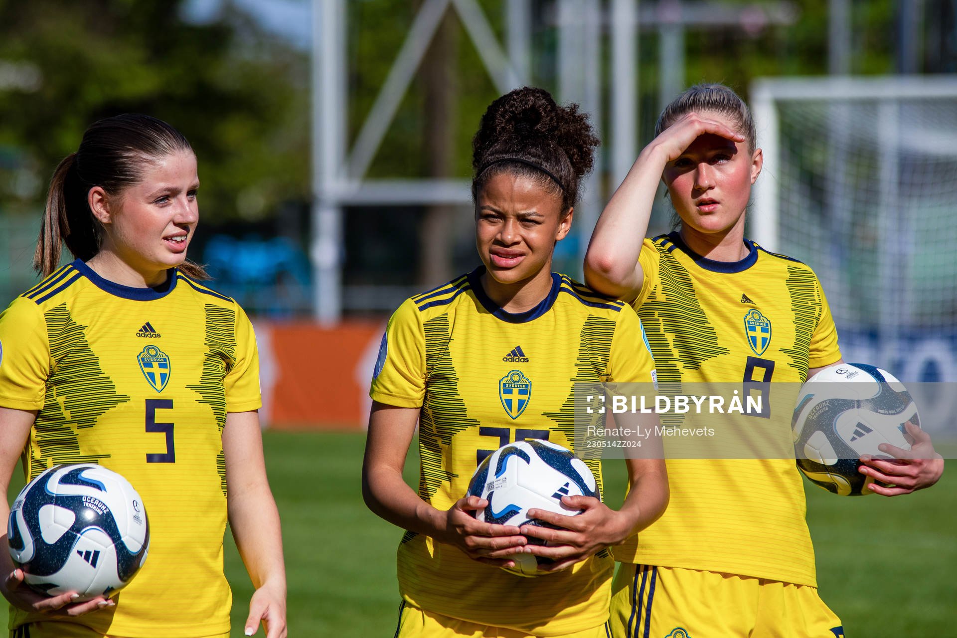 Emma Holmqvist, Felicia Schröder and Alexandra Larsson of