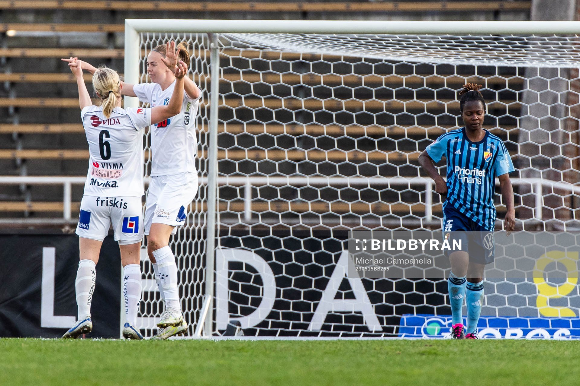 Växjö DFFs Alexandra Jonasson jublar