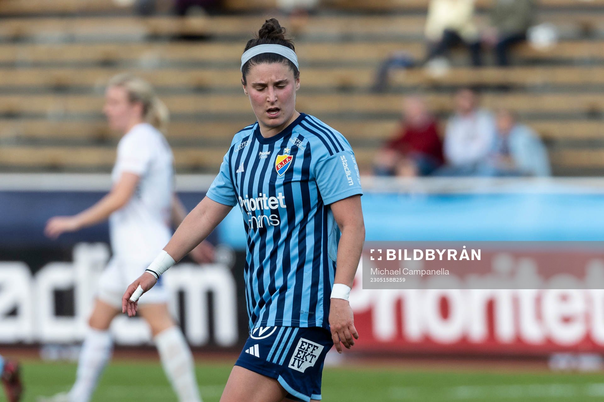 Djurgårdens  Hayley Dowd deppar