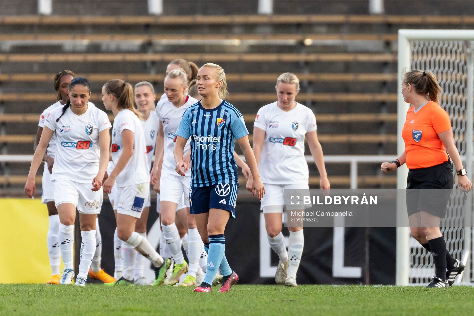 Djurgårdens Tove Almqvist deppar