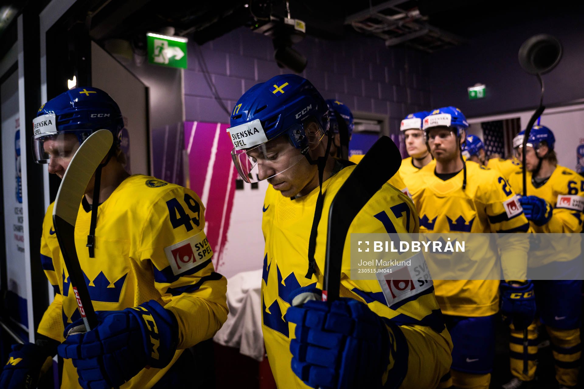 Fabian Zetterlund and Pär Lindholm of Sweden