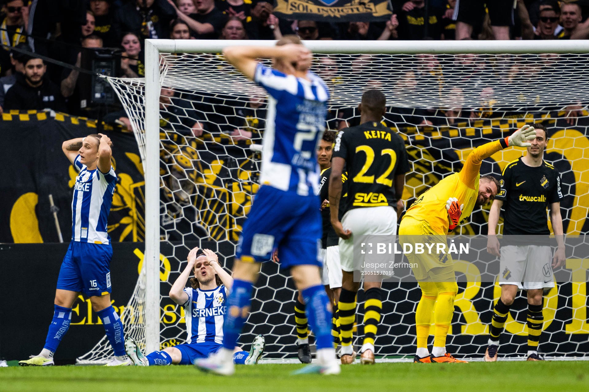 IFK Göteborgs Gustaf Norlin deppar