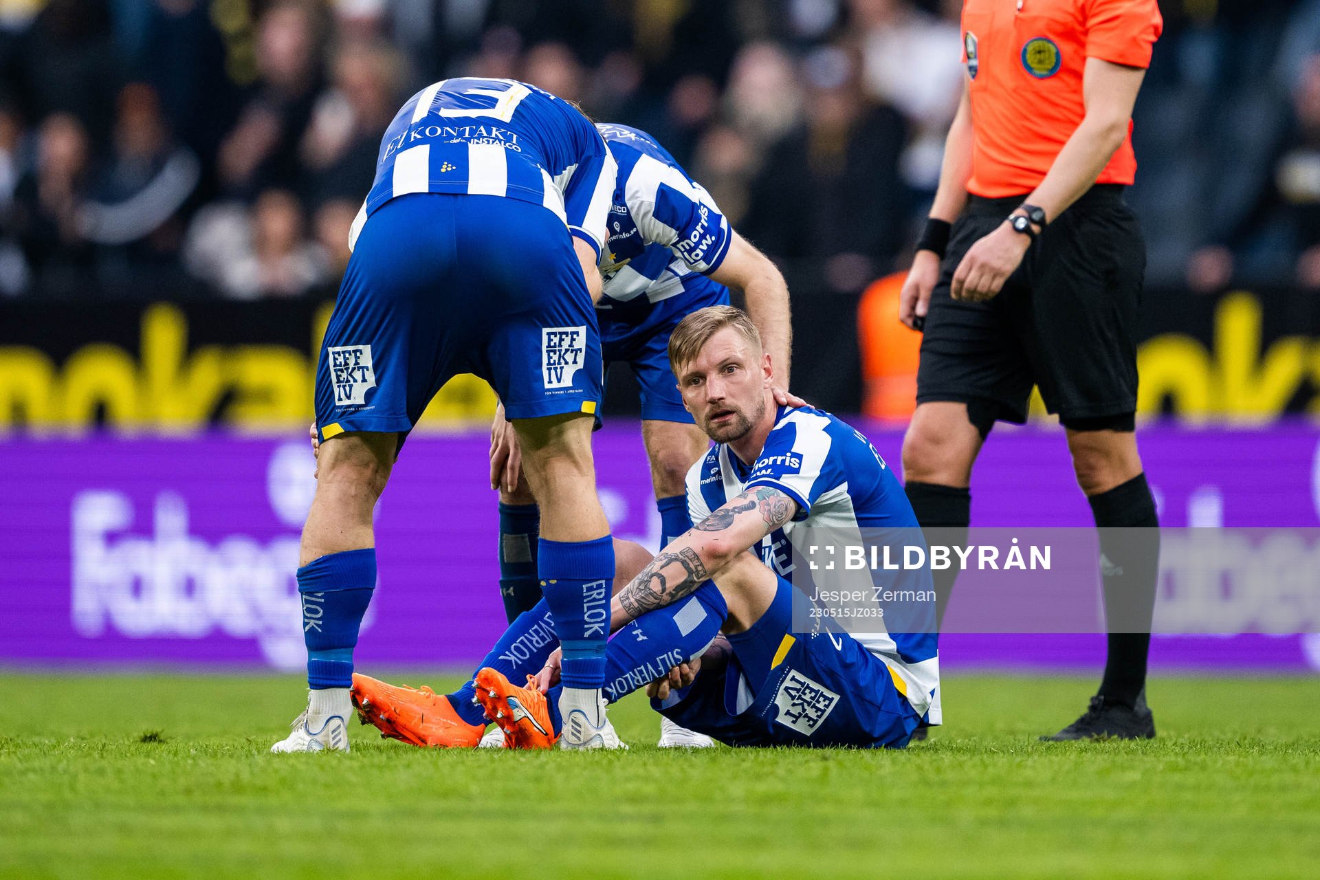 IFK Göteborgs Sebastian Eriksson skadas