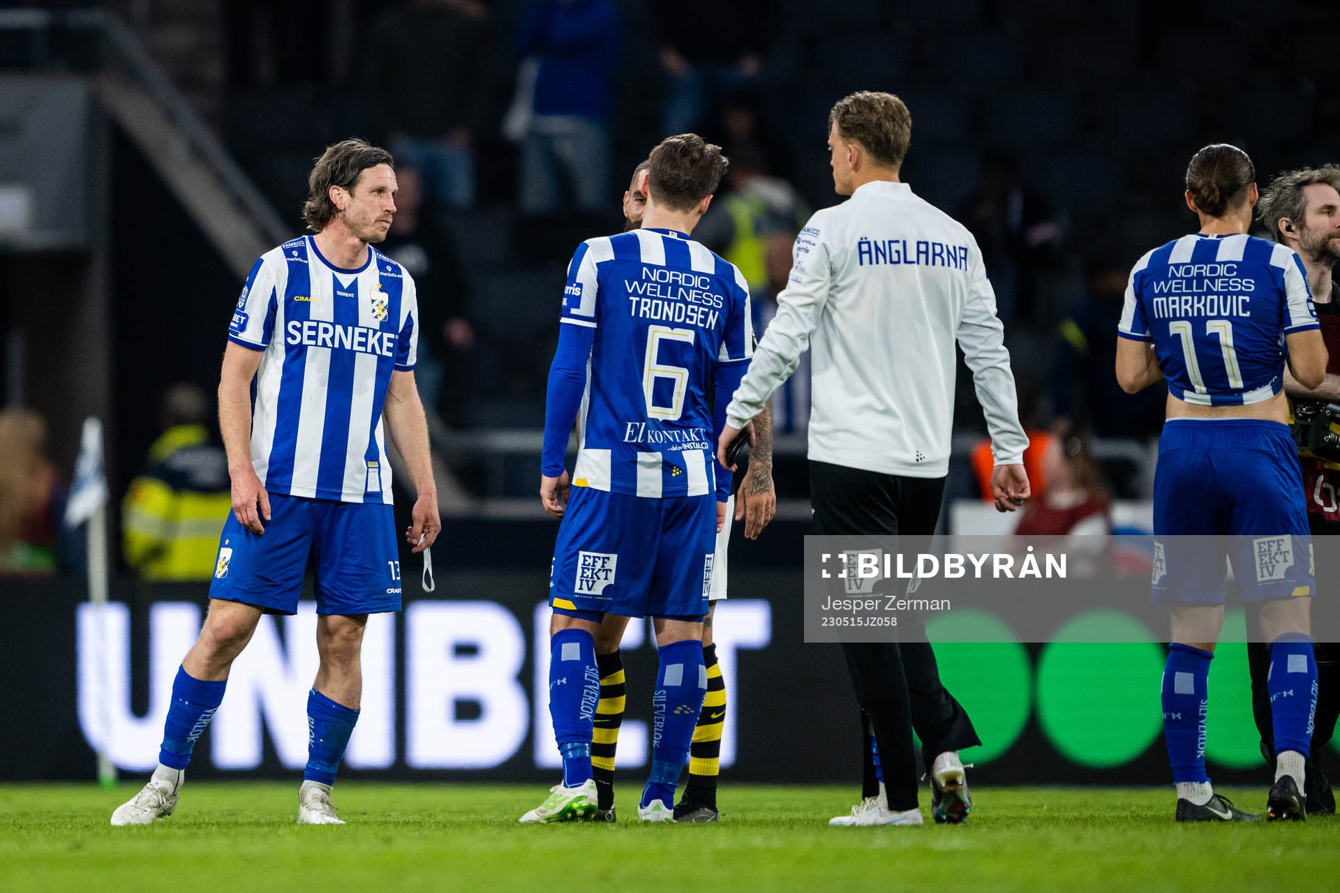 IFK Göteborgs Gustav Svensson deppar