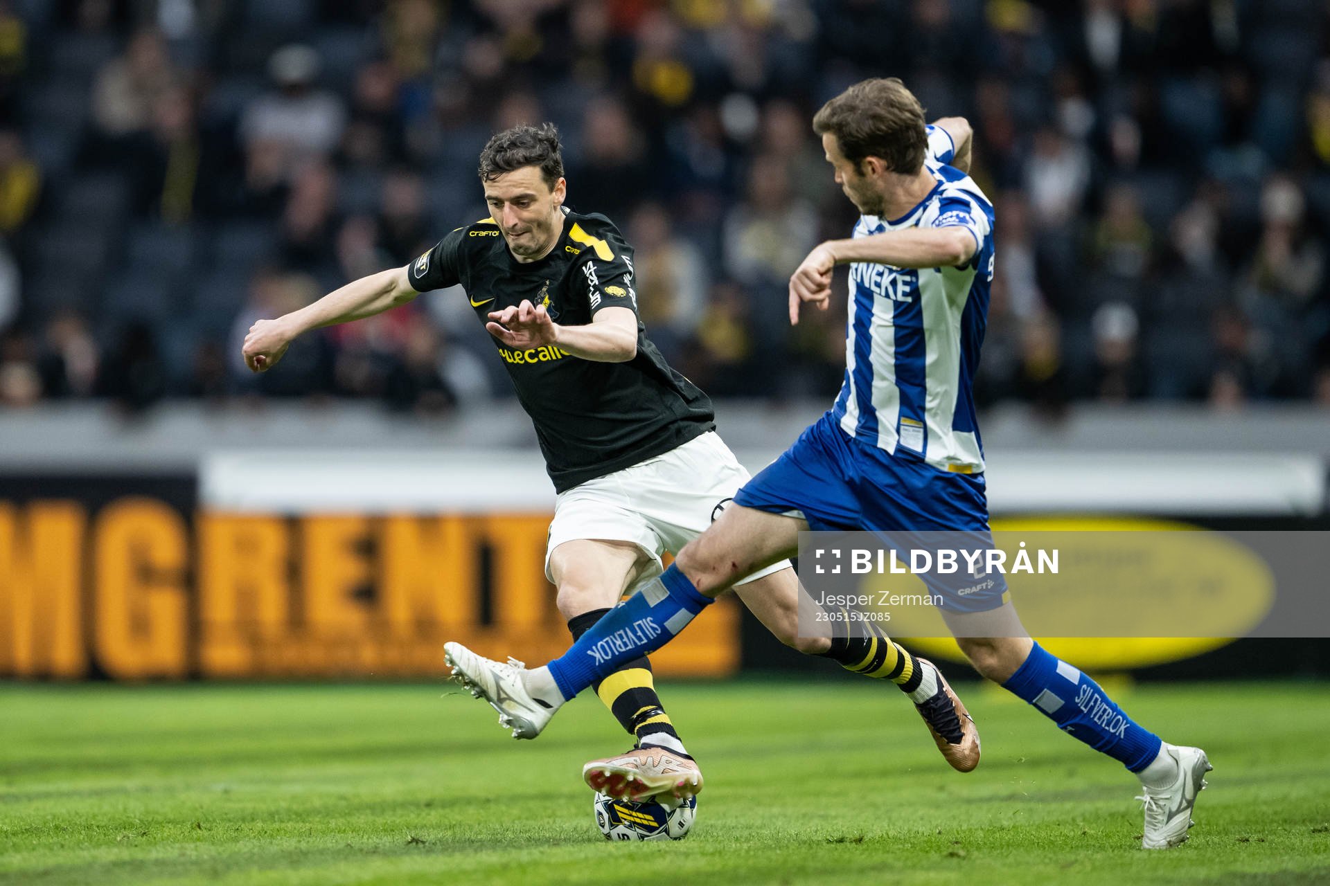 AIKs Jetmir Haliti och IFK Göteborgs Emil Salomonsson