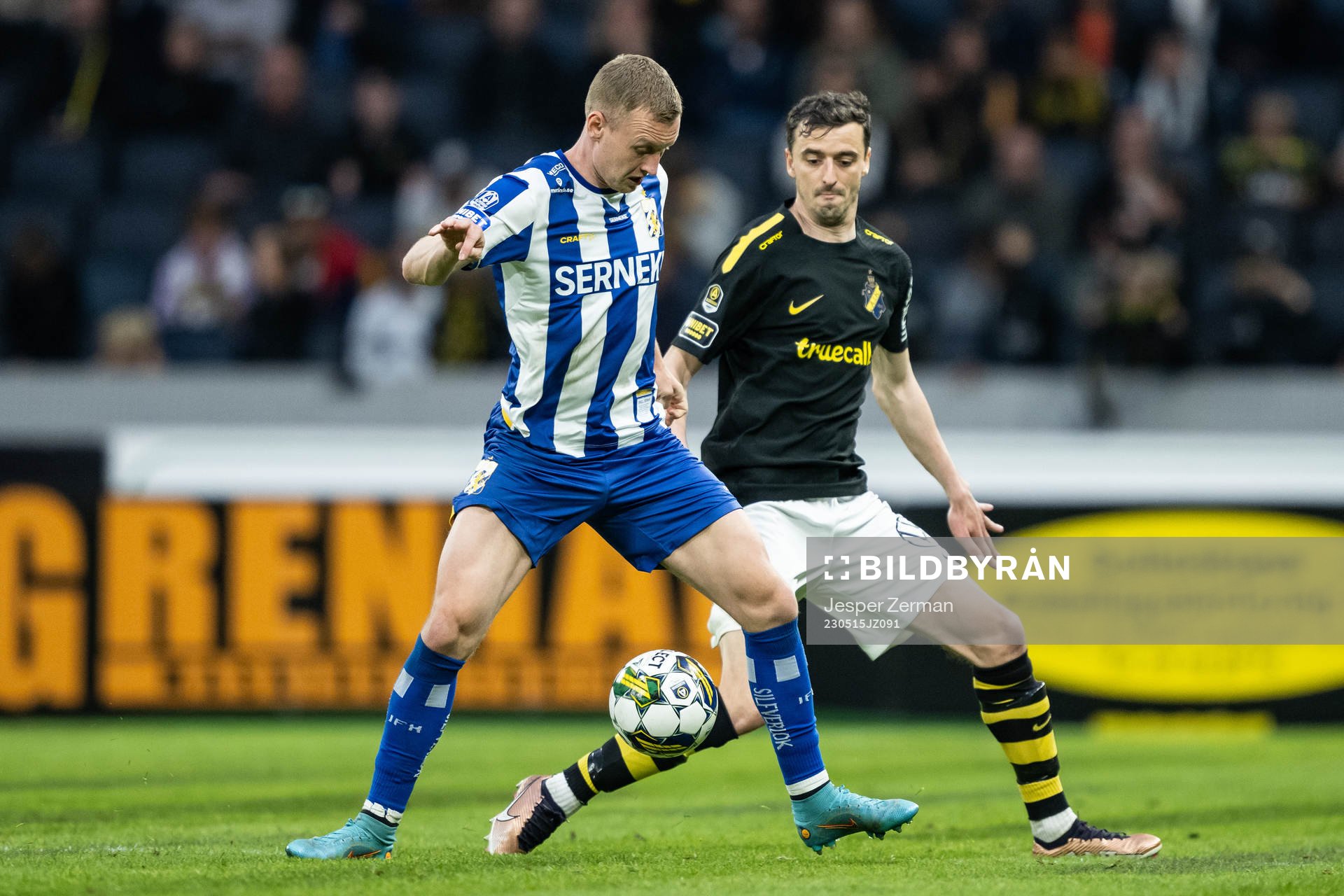 IFK Göteborgs Sebastian Ohlsson och AIKs Jetmir Haliti