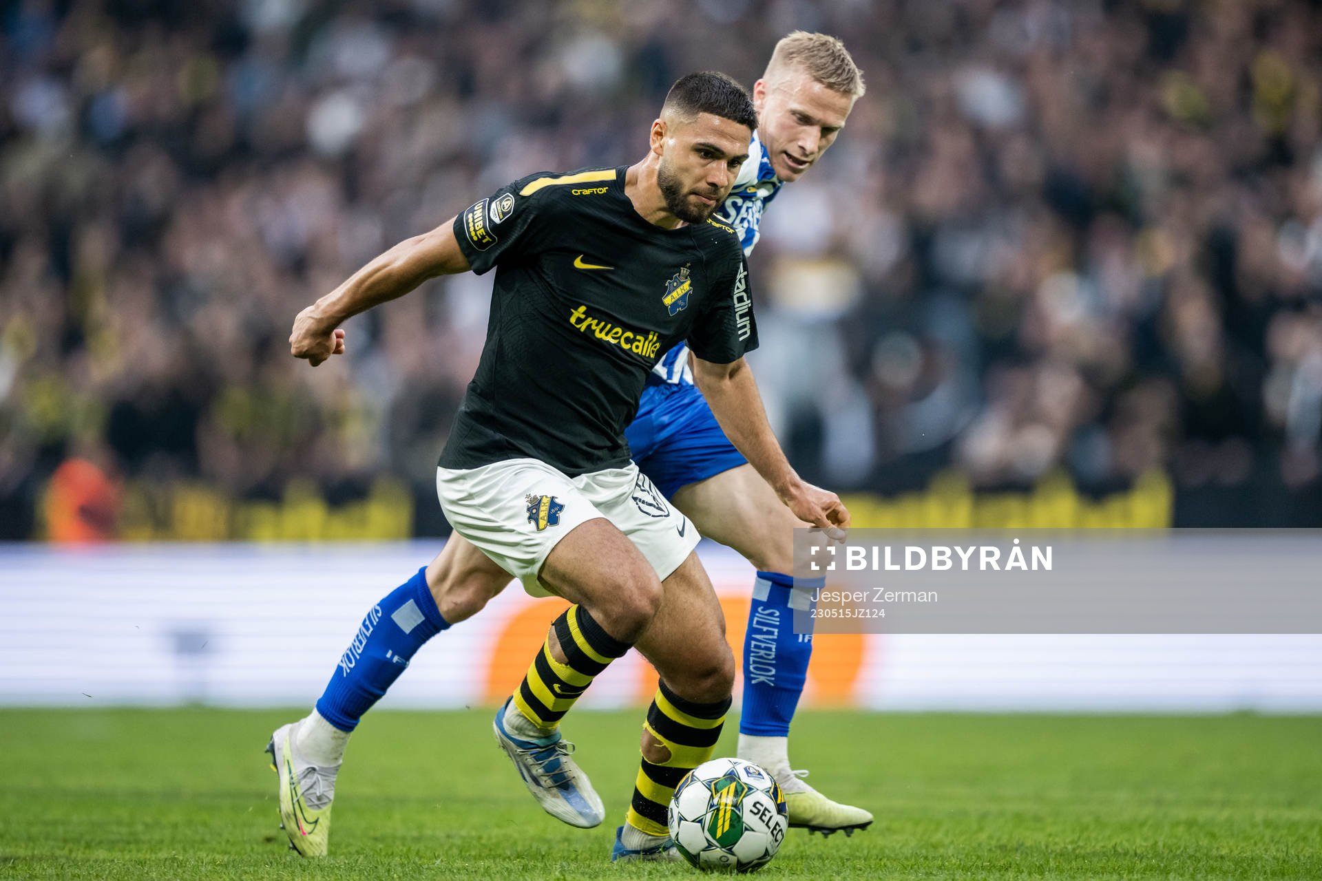 AIKs Omar Faraj och IFK Göteborgs Oscar Wendt