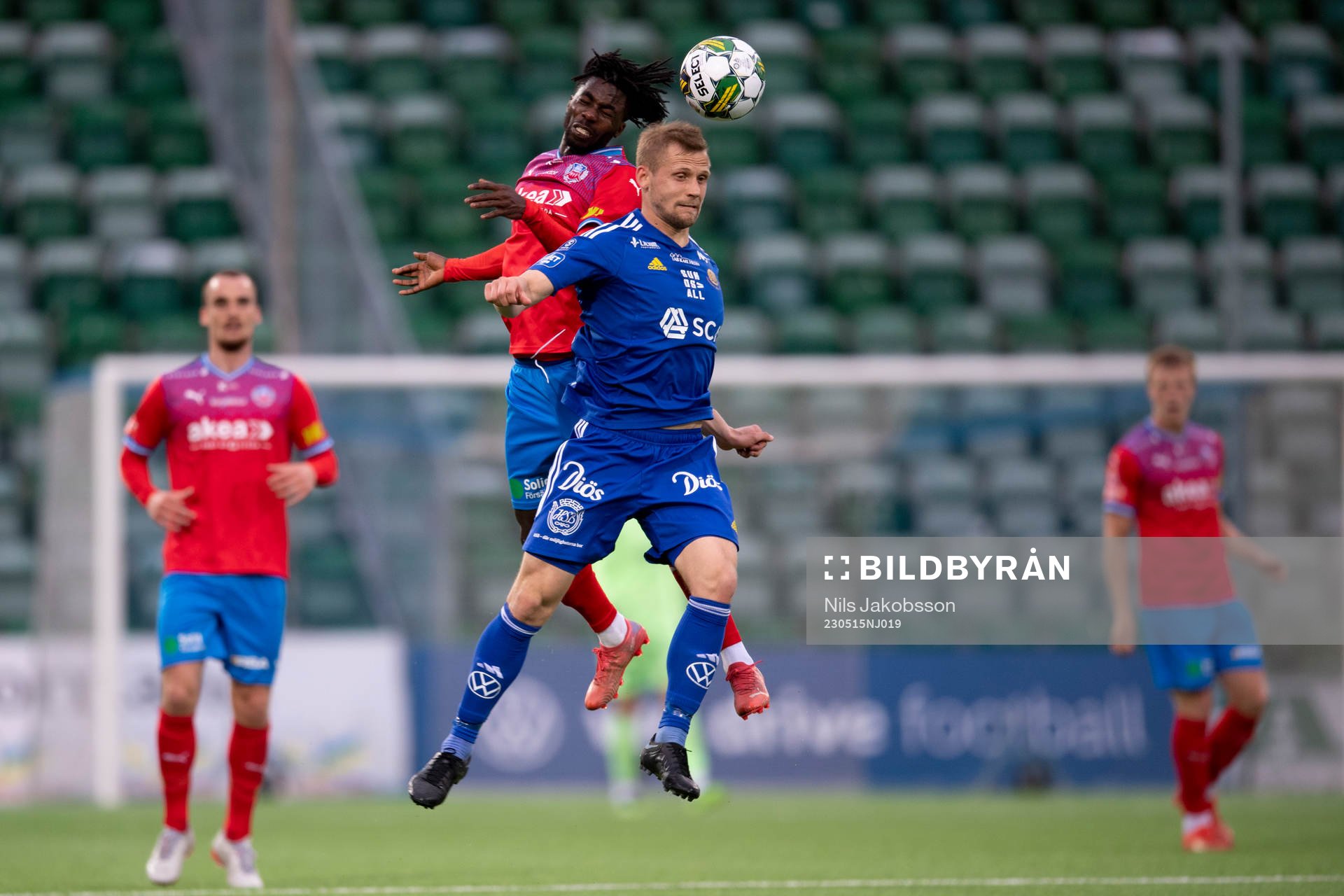 Helsingborgs Benjamin Acquah och GIF Sundsvalls Erik