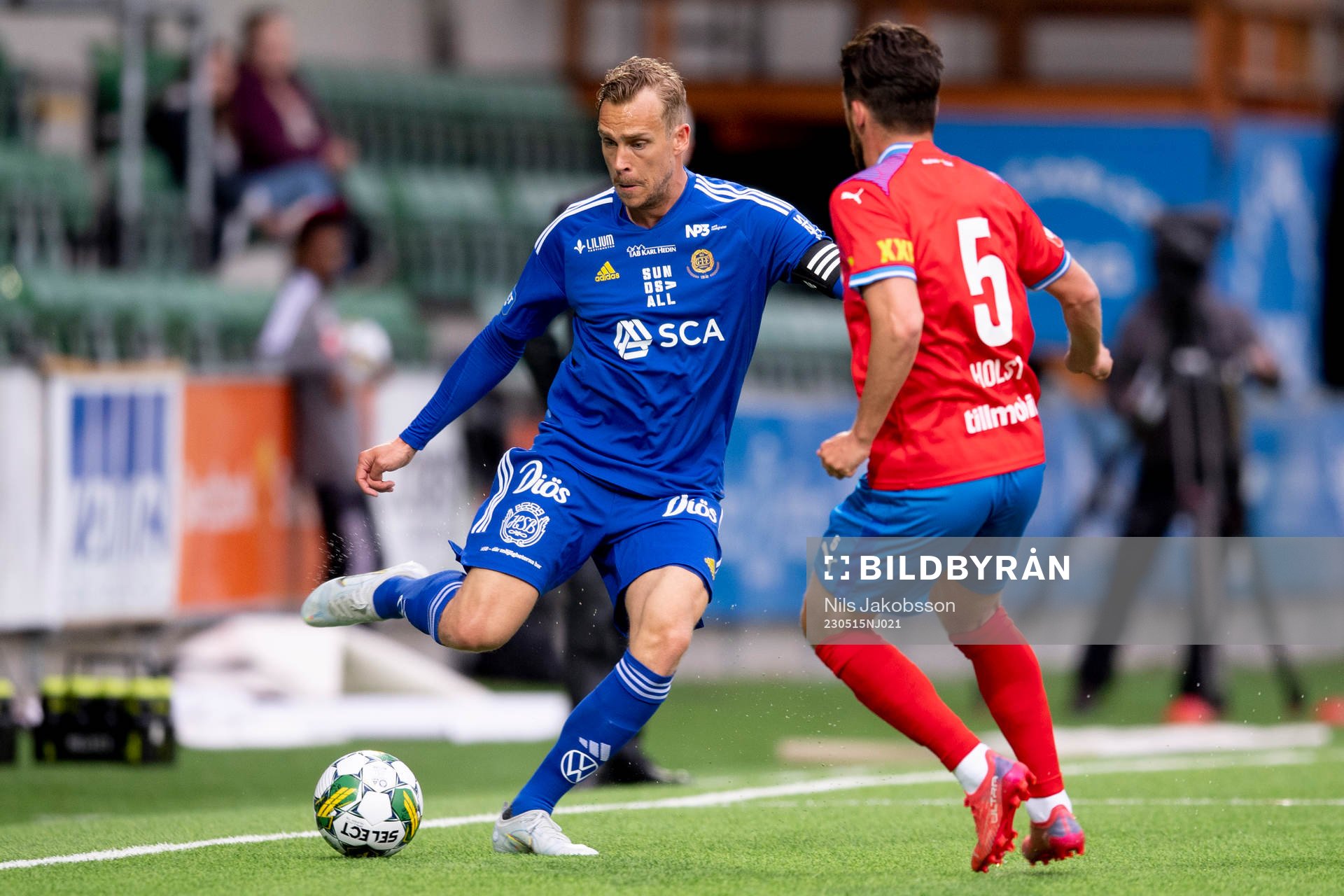 IF Sundsvalls Pontus Engblom och Helsingborgs Frederik Holst