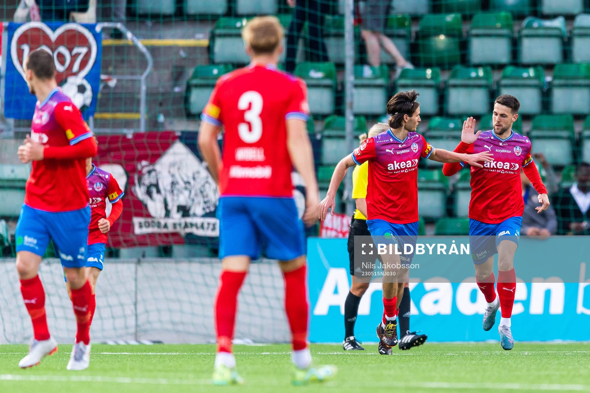 Helsingborgs Wilhelm Loeper och Oliver Stojanovic Fredin