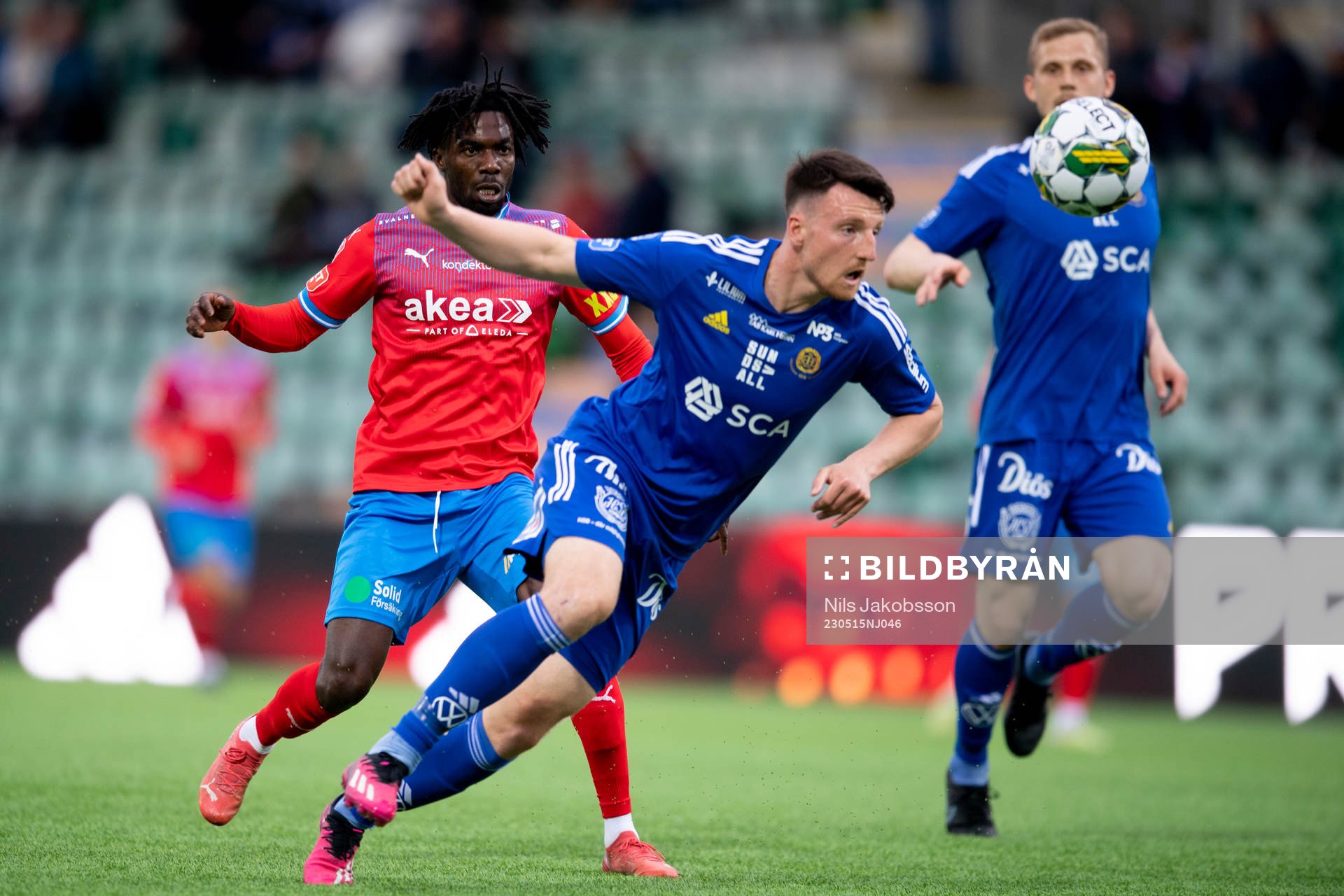 Helsingborgs Benjamin Acquah och GIF Sundsvalls Alexander