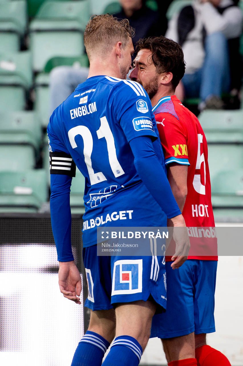Irriterat mellan GIF Sundsvalls Pontus Engblom och