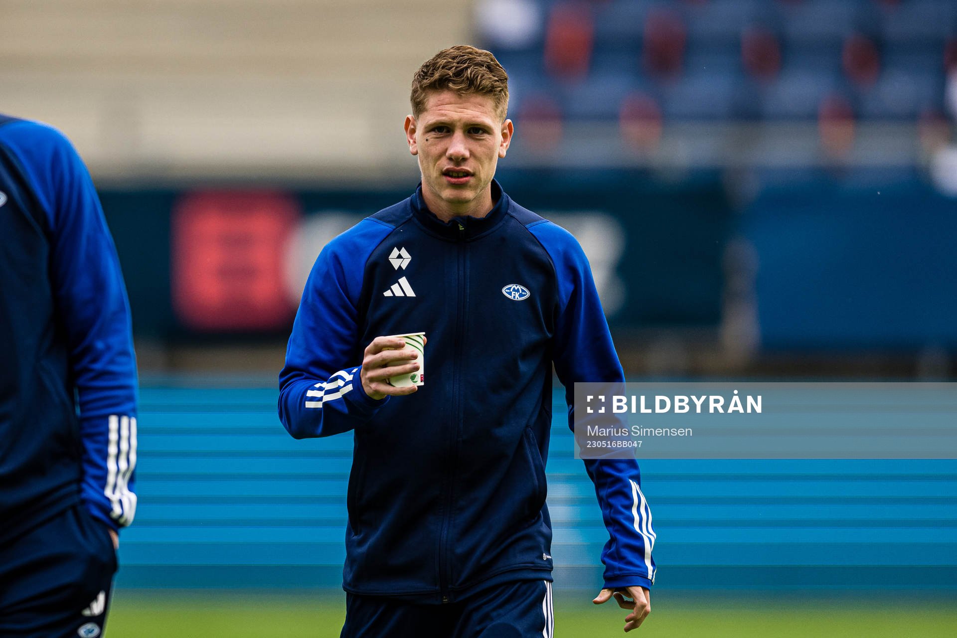 Markus Kaasa of Molde arrives
