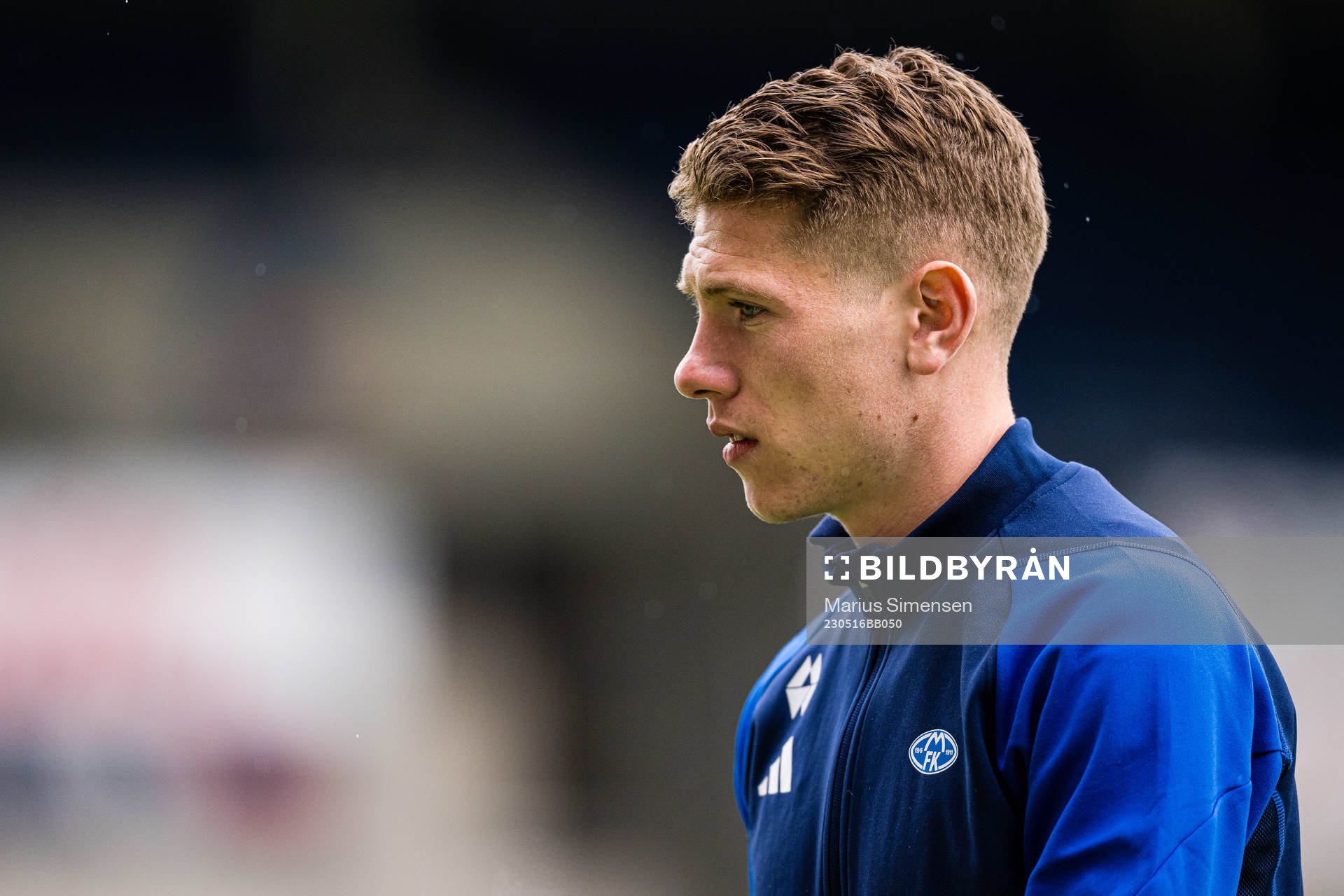Markus Kaasa of Molde arrives