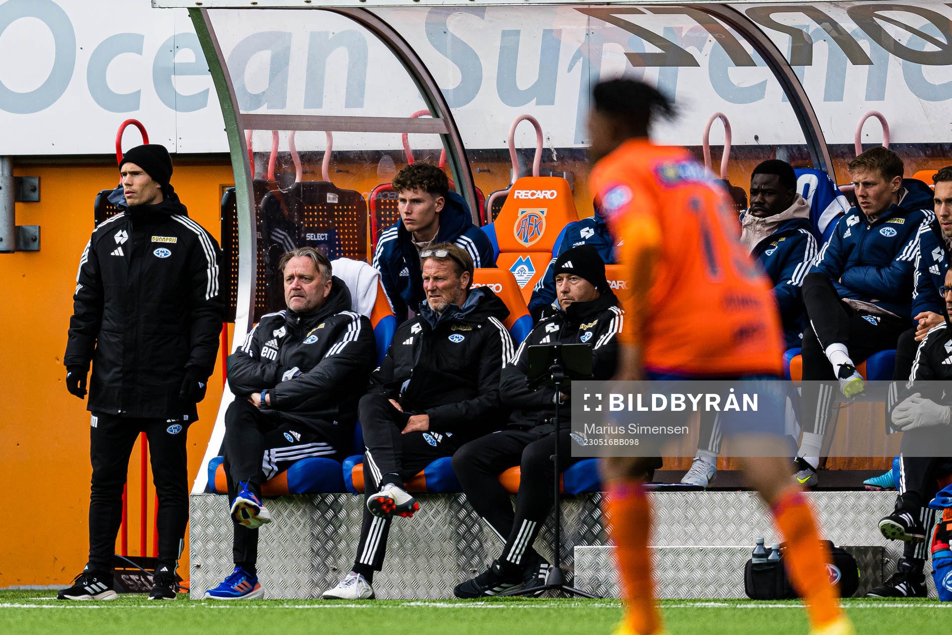 Eirik Mæland, assistant coach of Molde,, Erling Moe, head