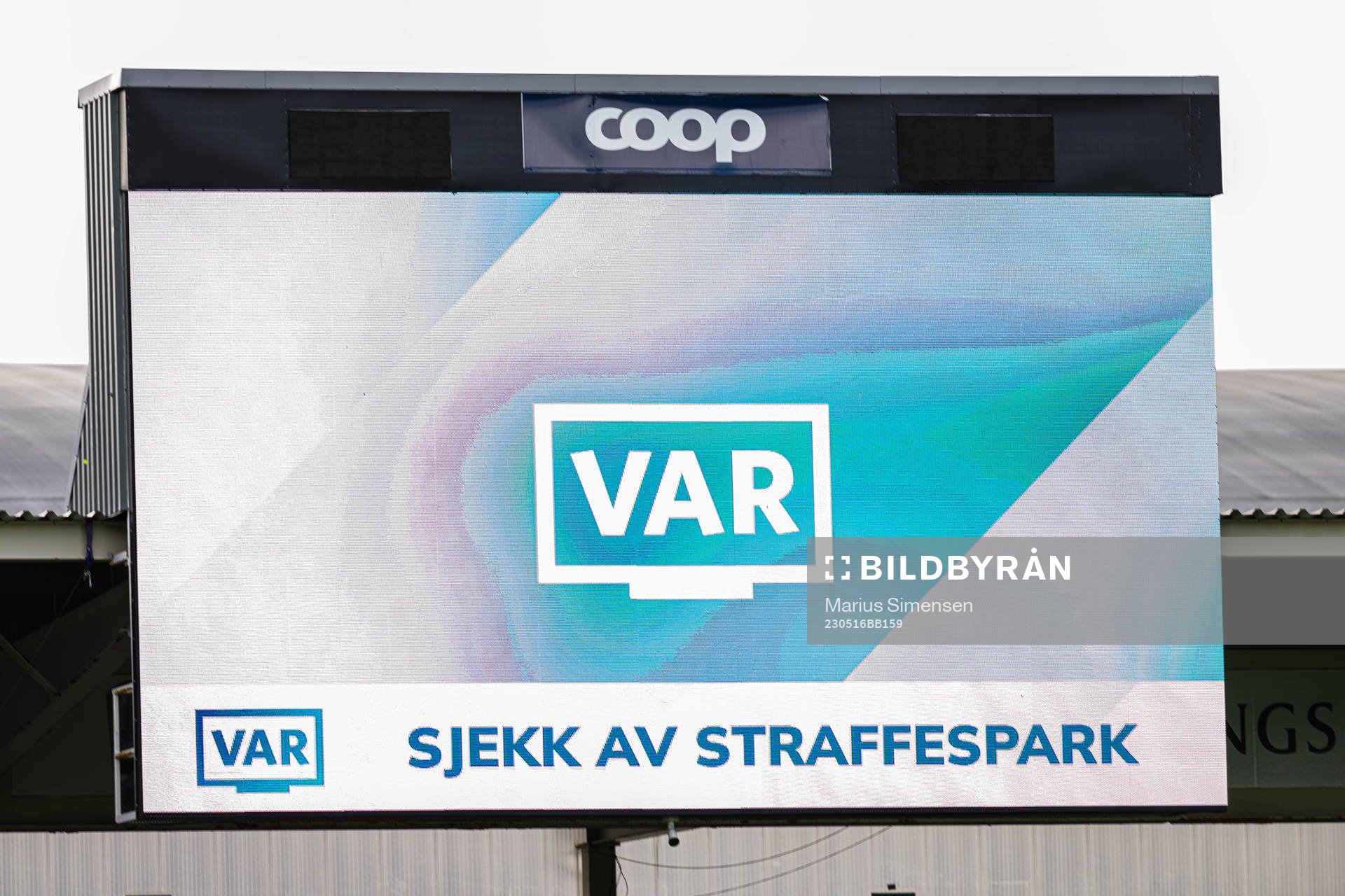 Video assistant referee (VAR) check