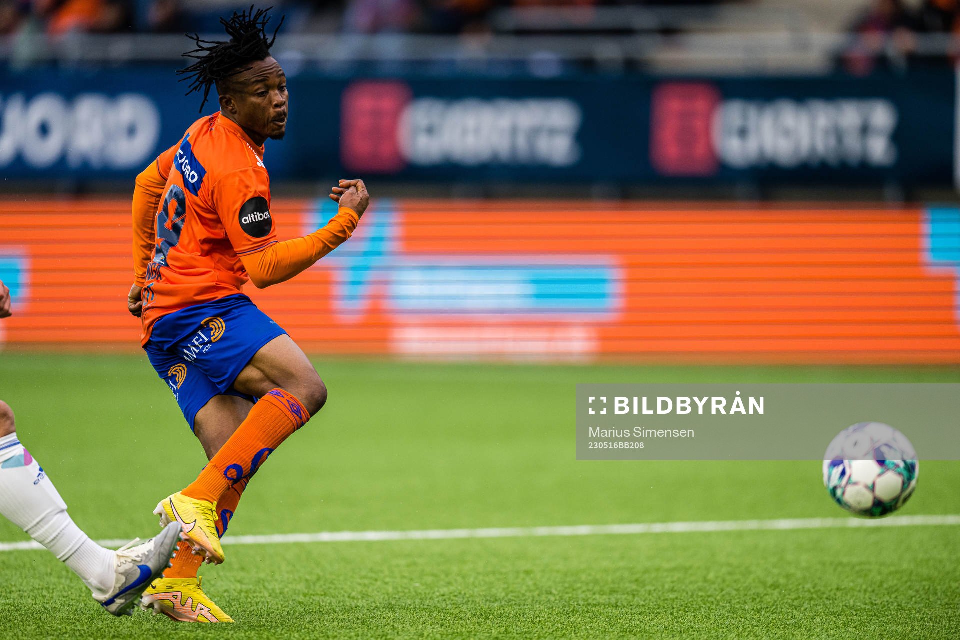 Isaac Atanga of Aalesund scores the 3-0 goal