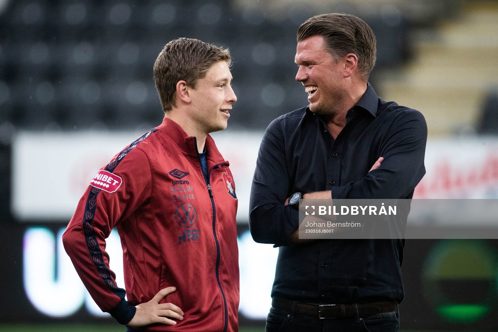 Örgrytes Anton Andreasson och Örebros huvudtränare