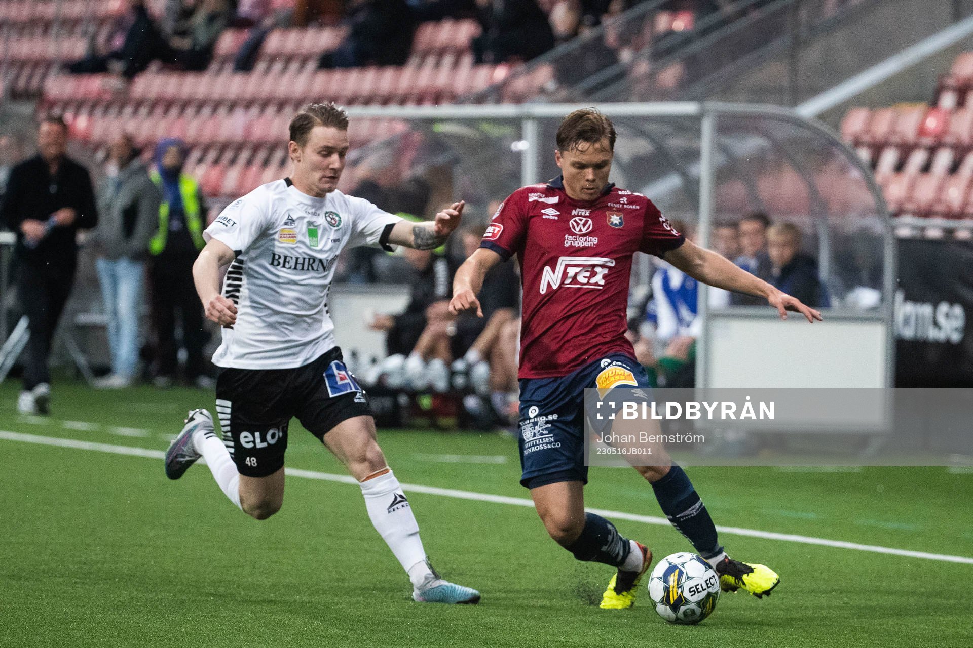 Örebros Noel Milleskog och Örgrytes Linus Tagesson