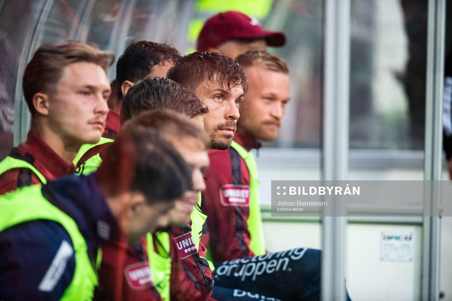 Örgrytes Daniel Paulson på bänken
