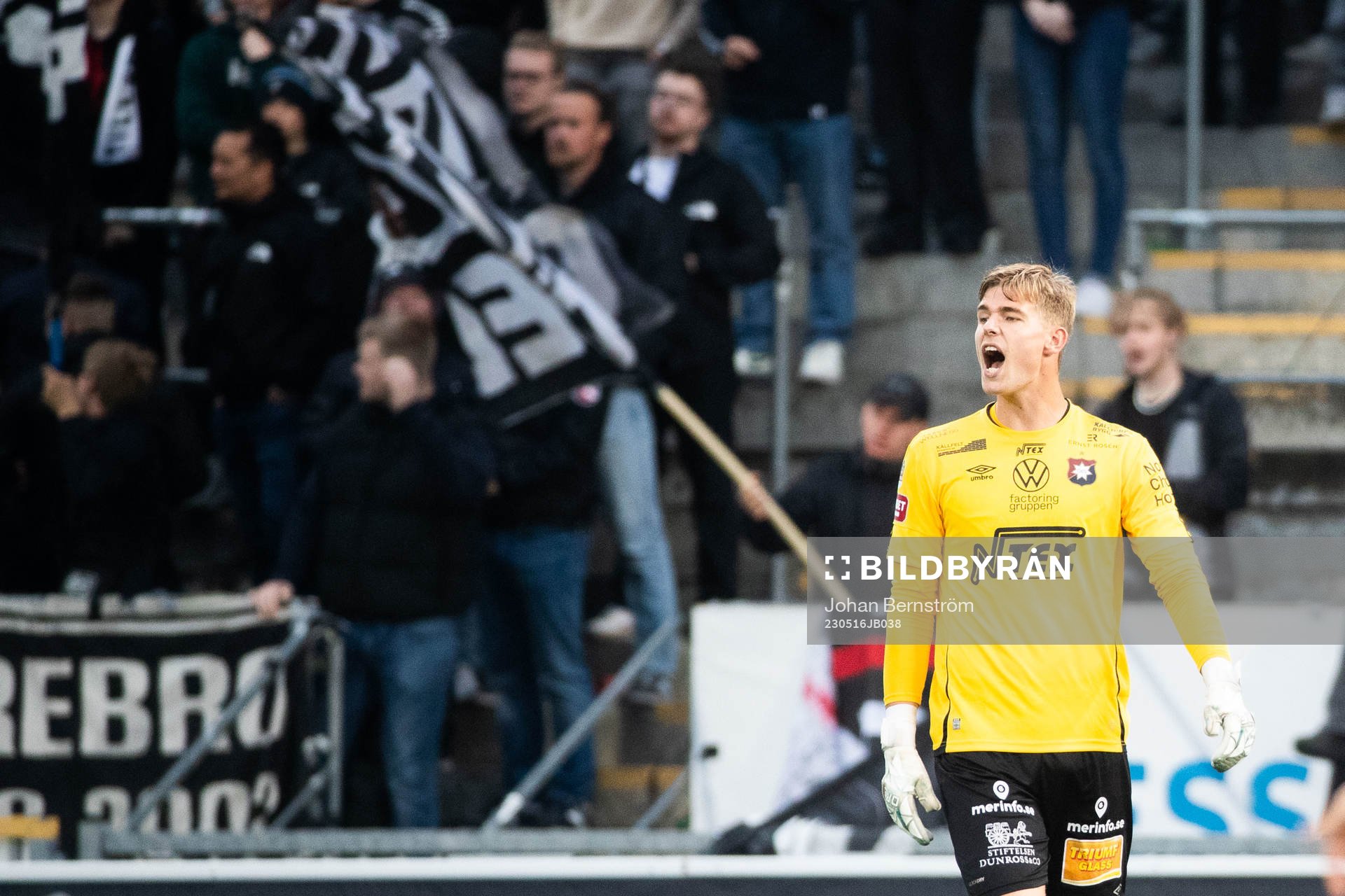 Örgrytes målvakt Mathias Nilsson