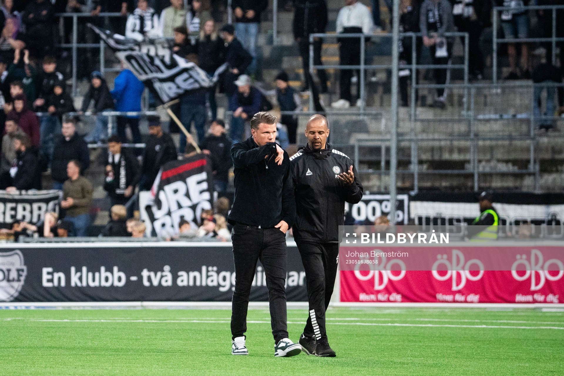 Örebros huvudtränare Christian Järdler och assisterande