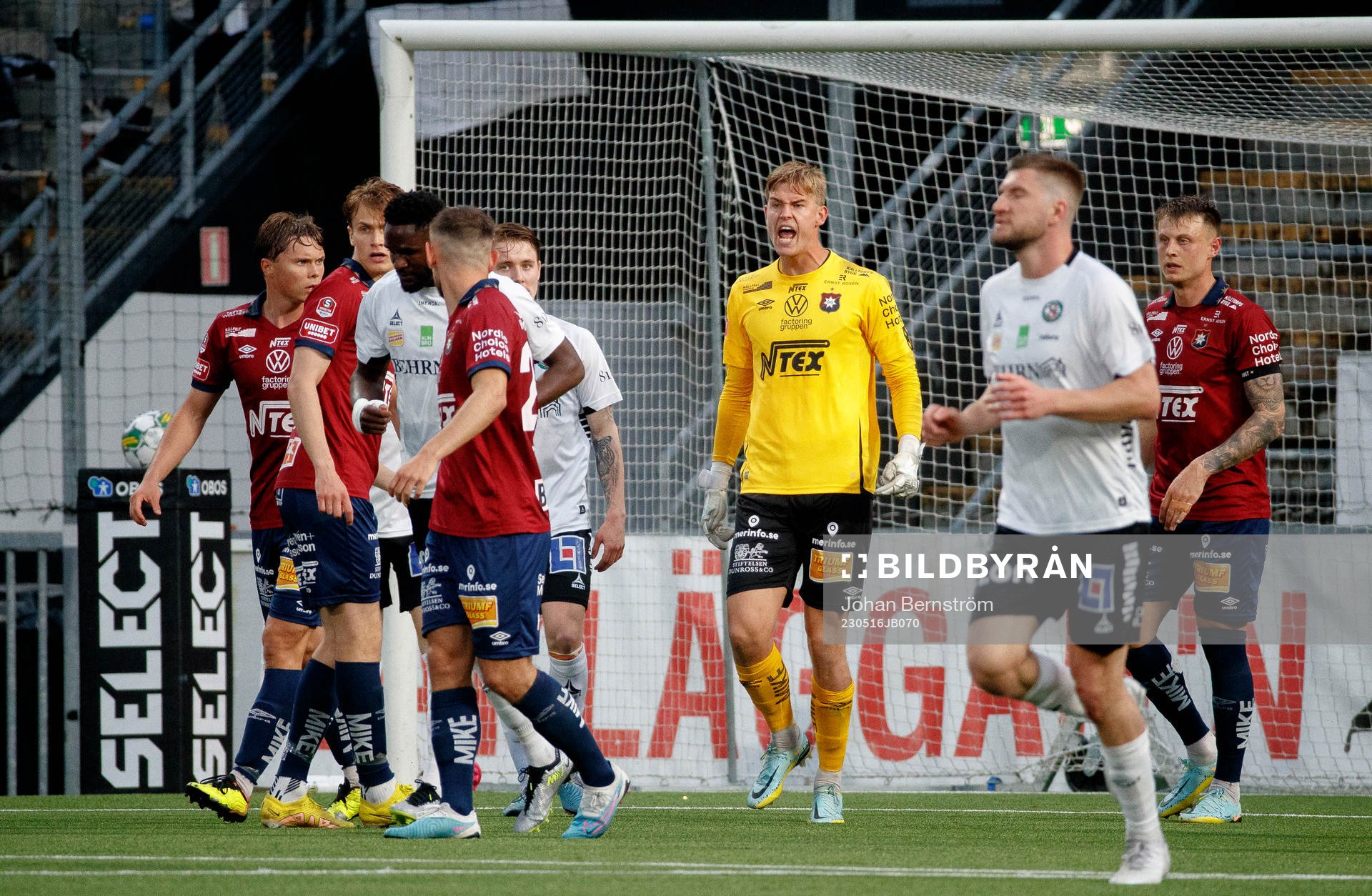 Örgrytes målvakt Mathias Nilsson
