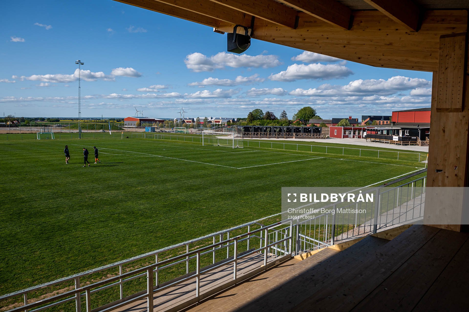 Tornvallen interiör inför fotbollsmatchen i Division 1 Södra mellan Torns IF och Lunds BK den 17 maj 2023 i Lund. 