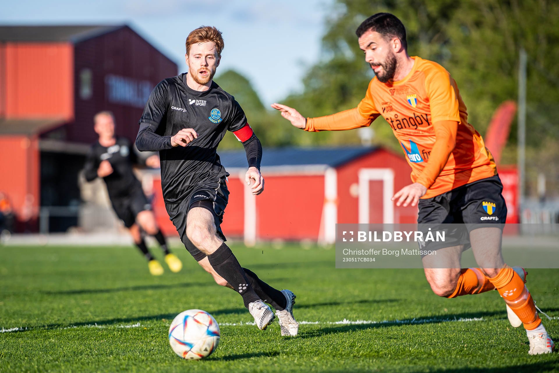 Lunds BKs Dennis Olofsson och Torns IFs Granit Stagova