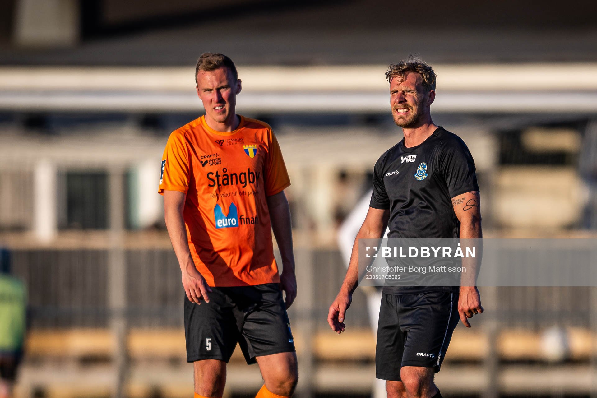Torns IFs Linus Persson och Lunds BKs Linus Olsson