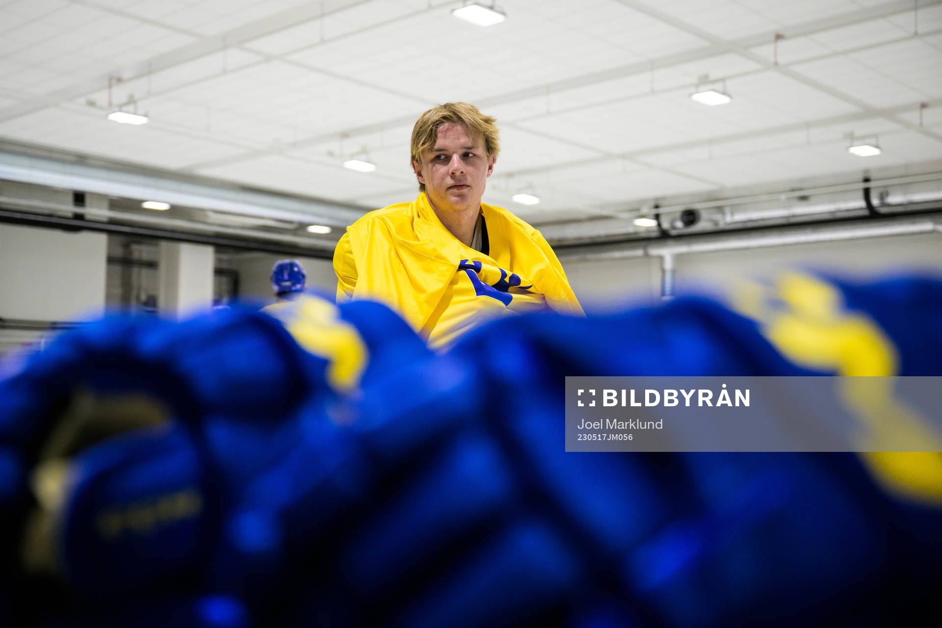 Jonatan Berggren of Sweden at a practice session