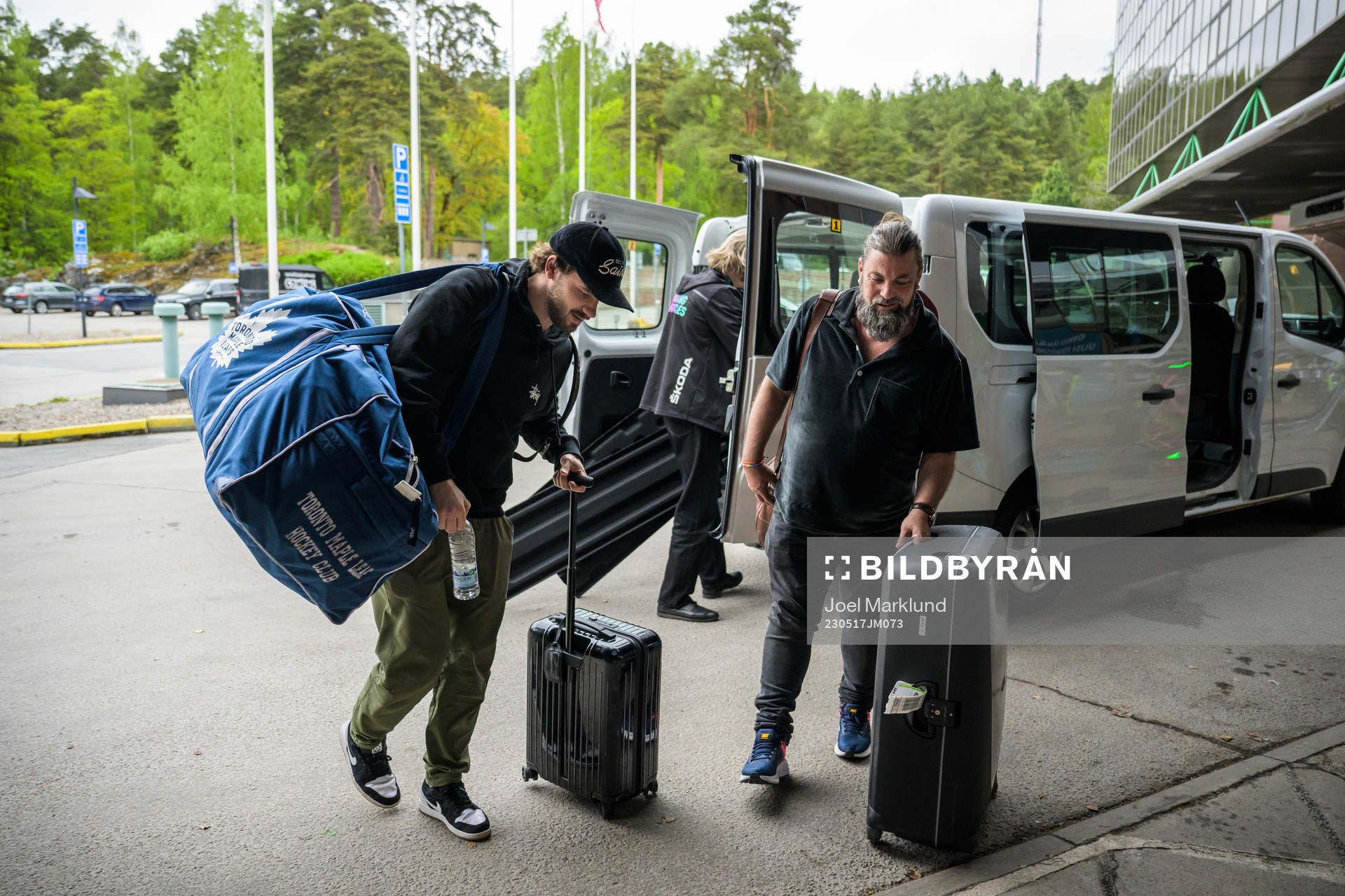 Timothy Liljegren and performance coach Otto Casselberg of