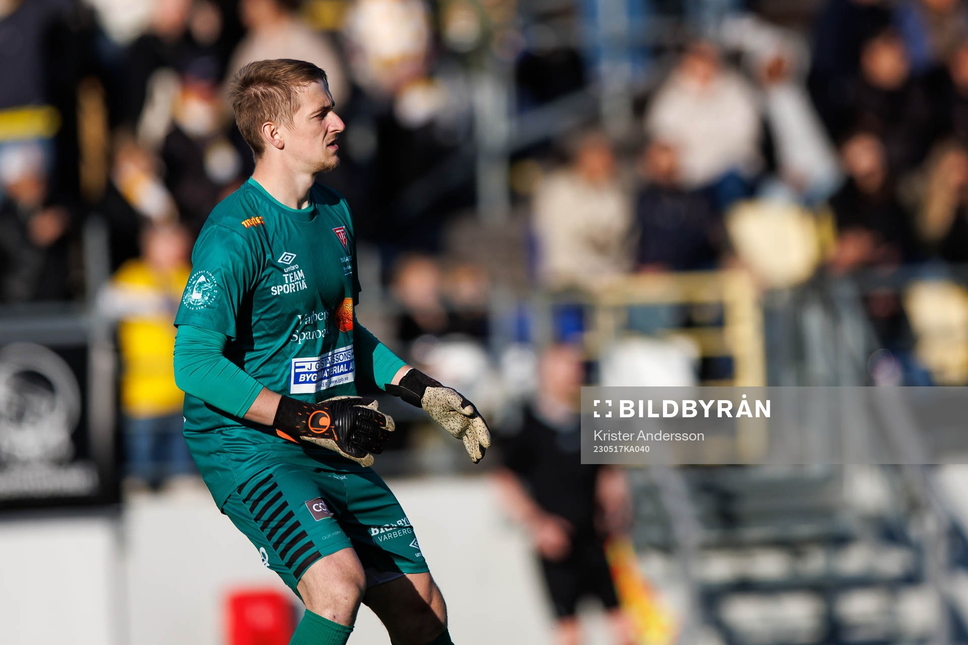 Tvååkers målvakt Tim Svensson Lillvik