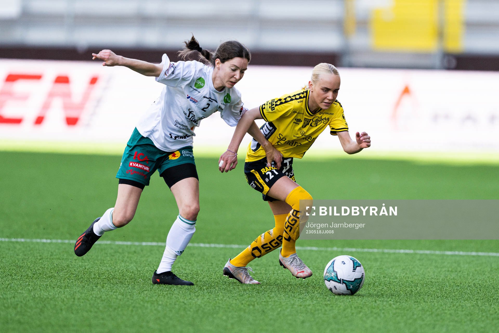 Rådas Matilda Ahlstrand och Elfsborgs Tea Skoglund