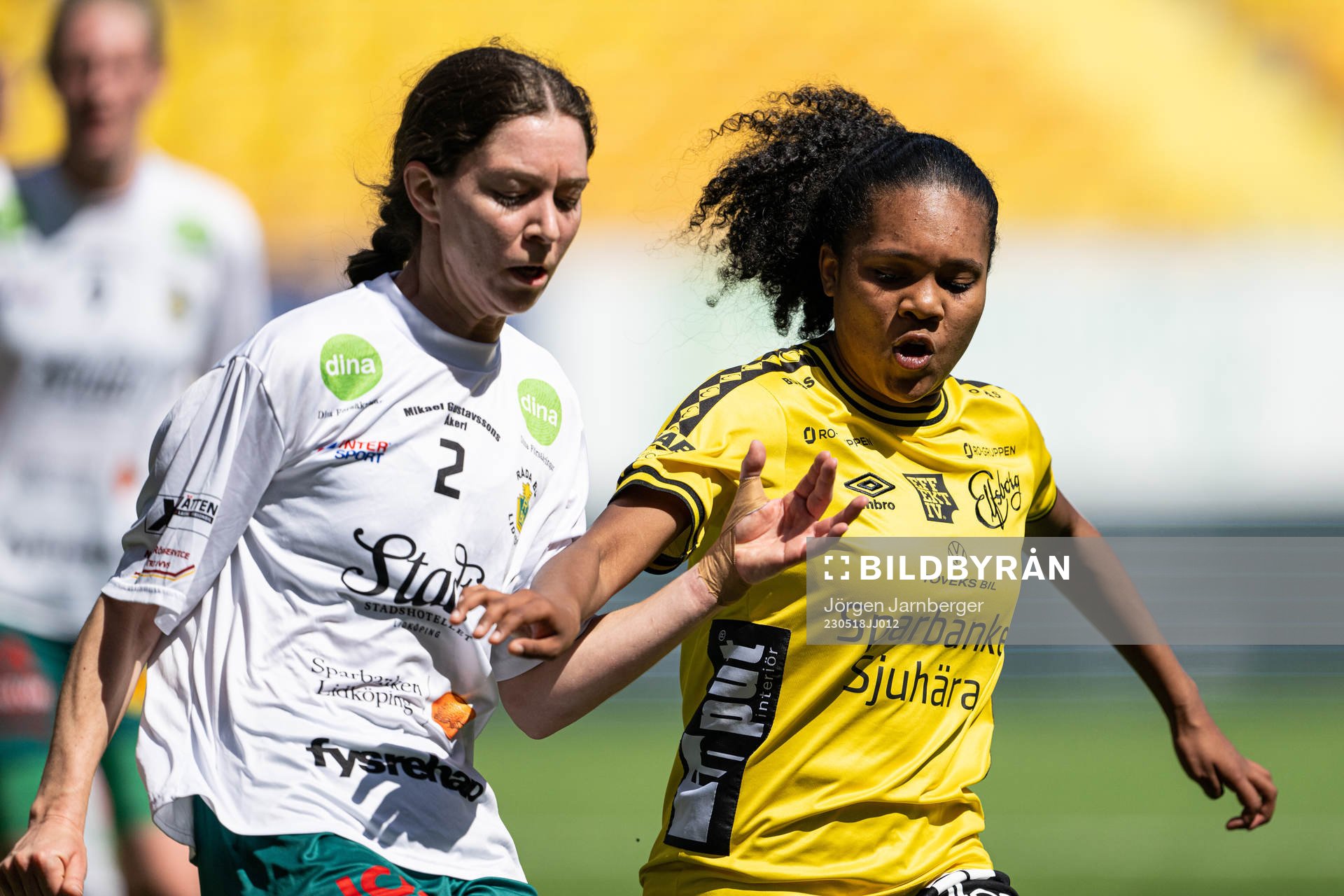 Rådas Matilda Ahlstrand och Elfsborgs Vanessa Lopez